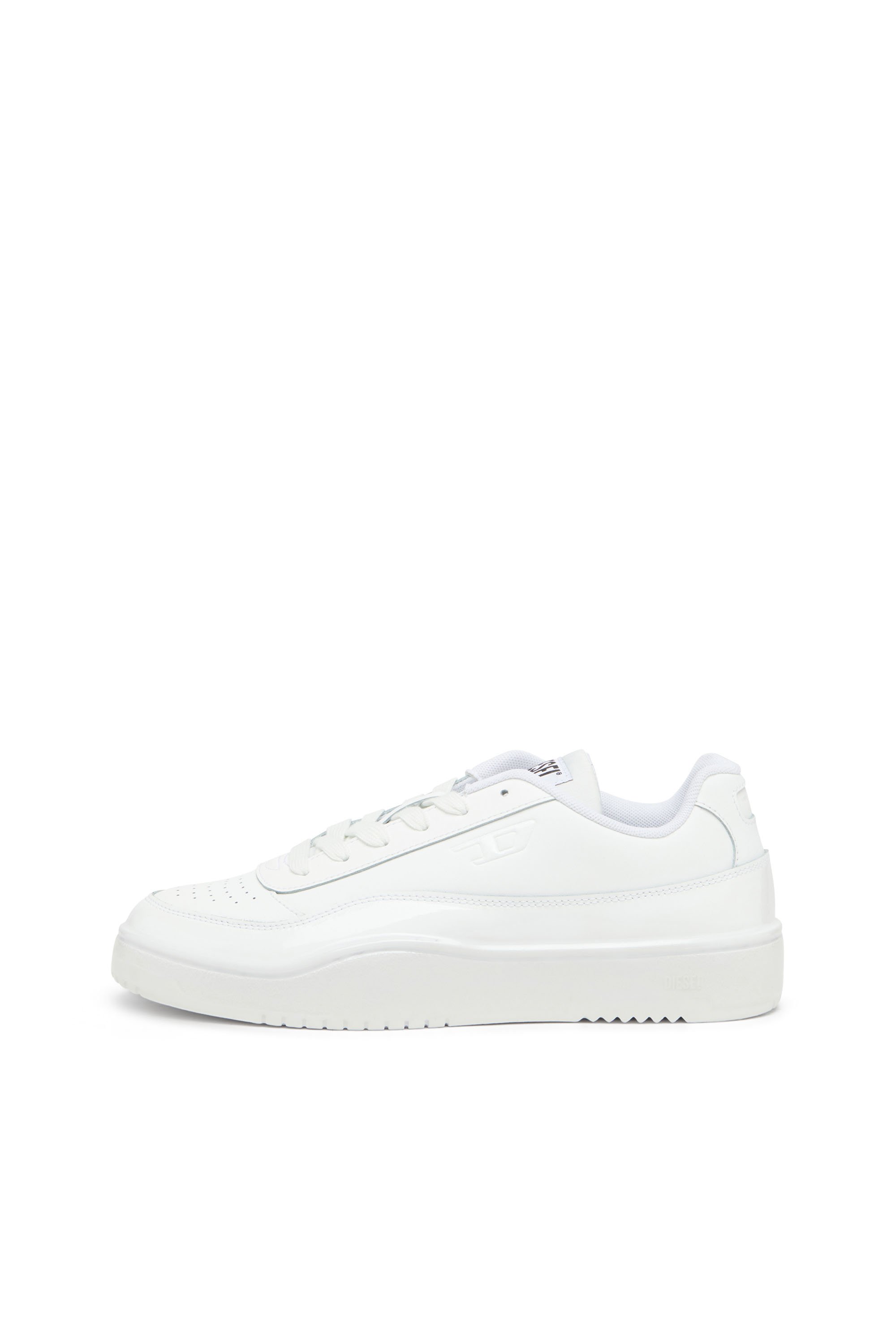 Diesel - S-TRACKER-D LOW, Man's S-Tracker-D-Silicone-dipped leather sneakers in White - 7