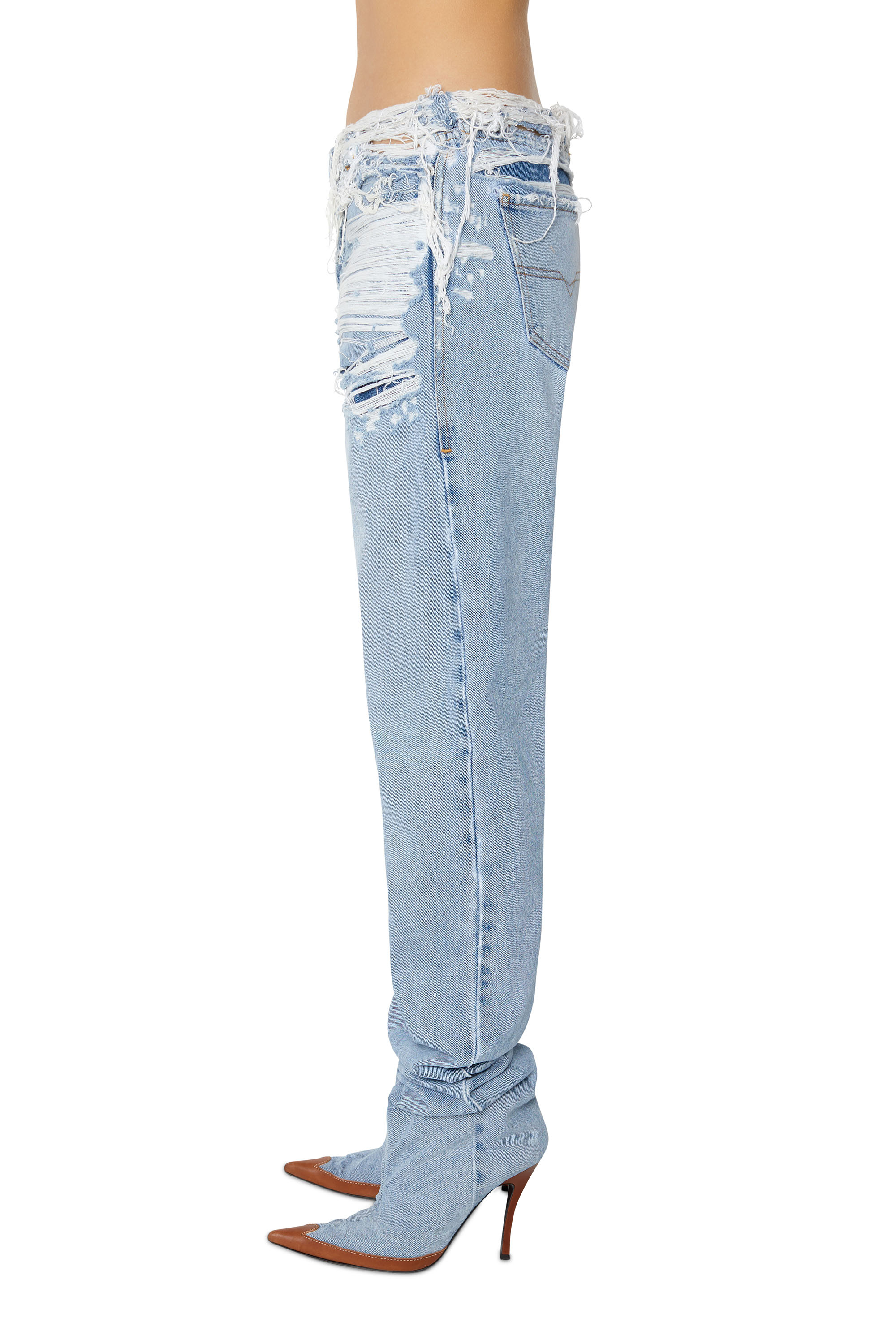 Diesel - Straight Jeans 1956 D-Tulip 007N7, Light Blue - Image 4