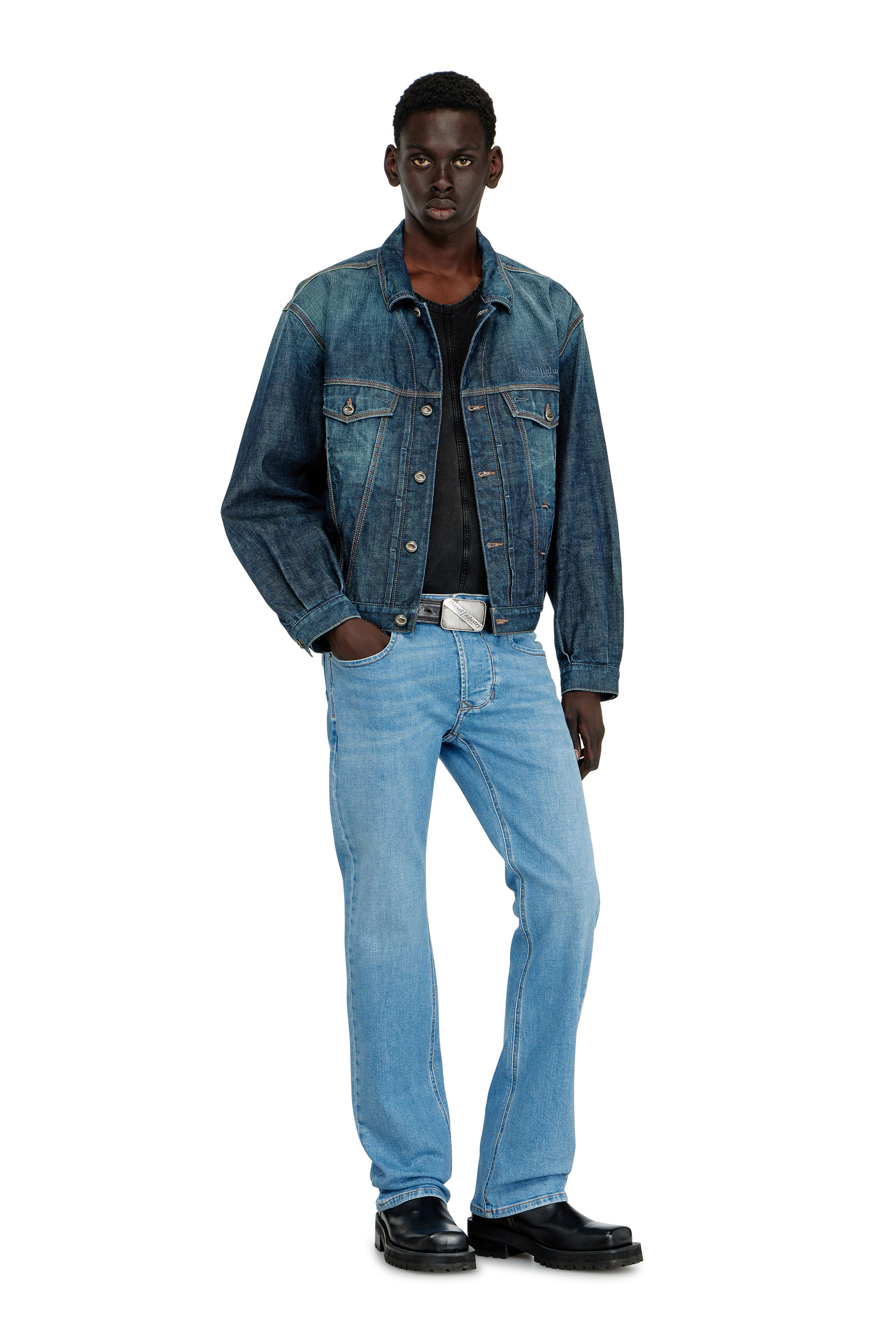 Diesel - Man's Regular Jeans 1985 Larkee 0HDBJ, Light Blue - 1