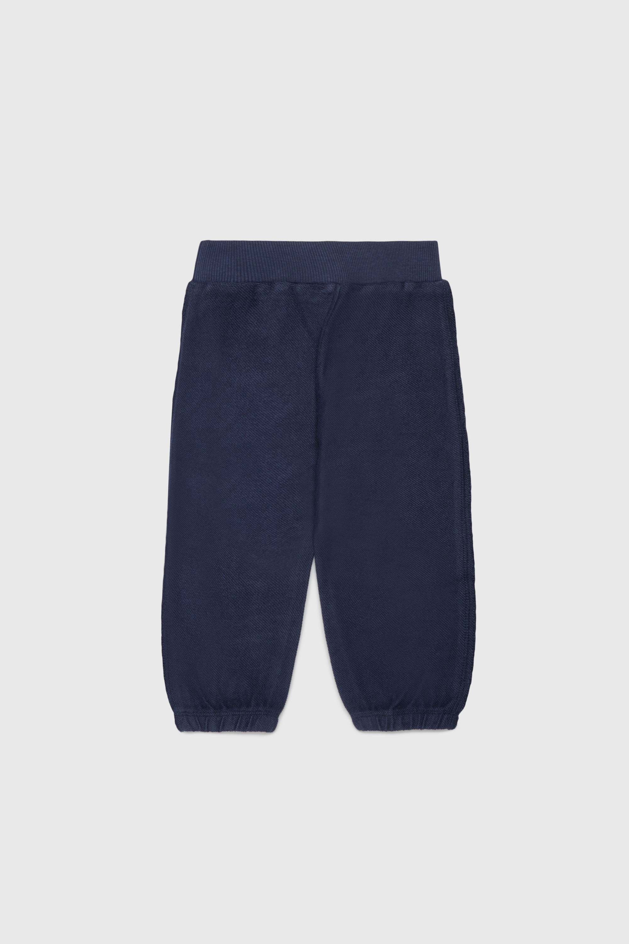 Diesel - PEANSB, Man's Sweatpants with frayed-effect logo in Dark Blue - 2