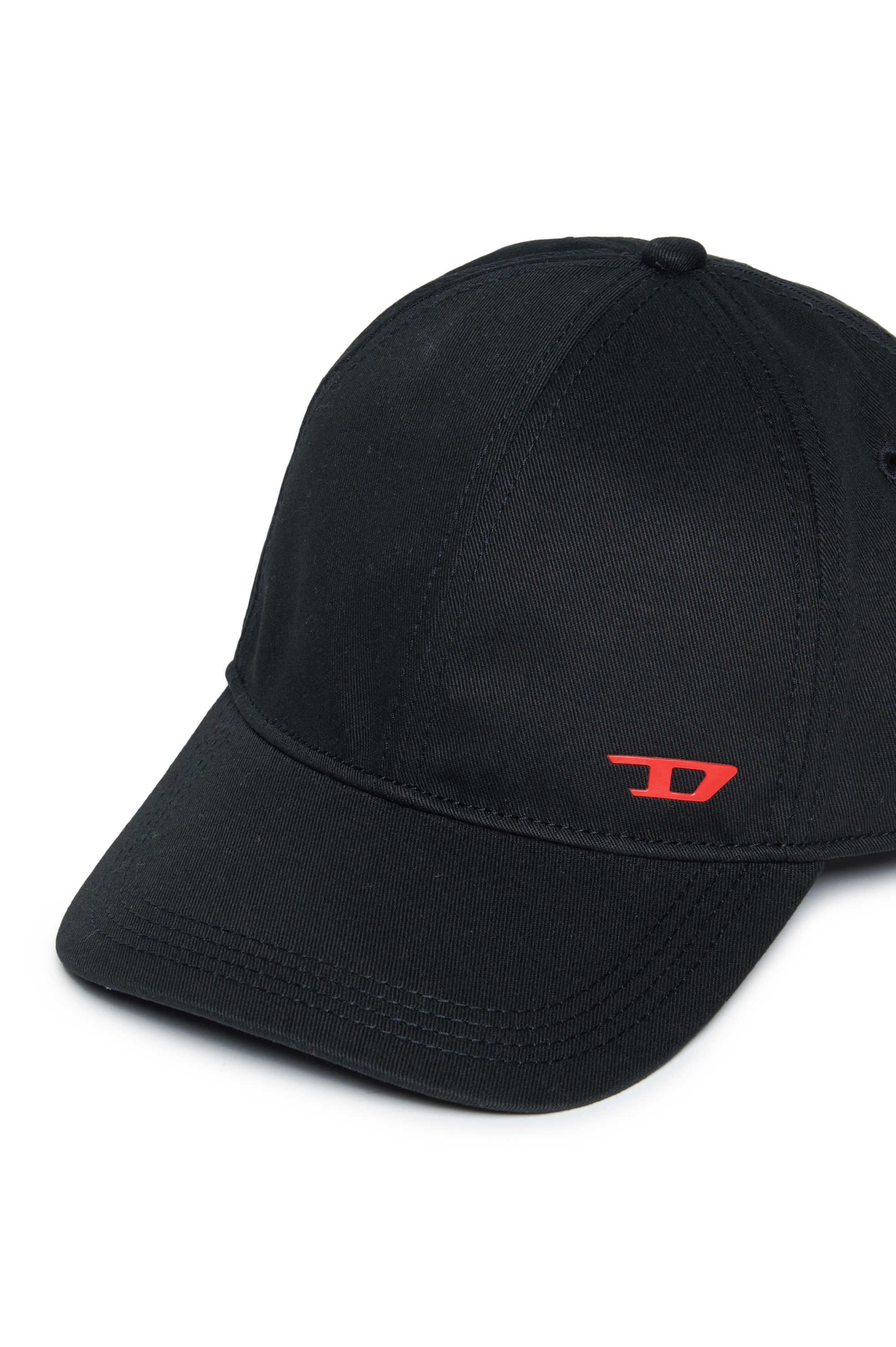 Diesel - FENSID, Man's Baseball cap with D logo in Black - 3