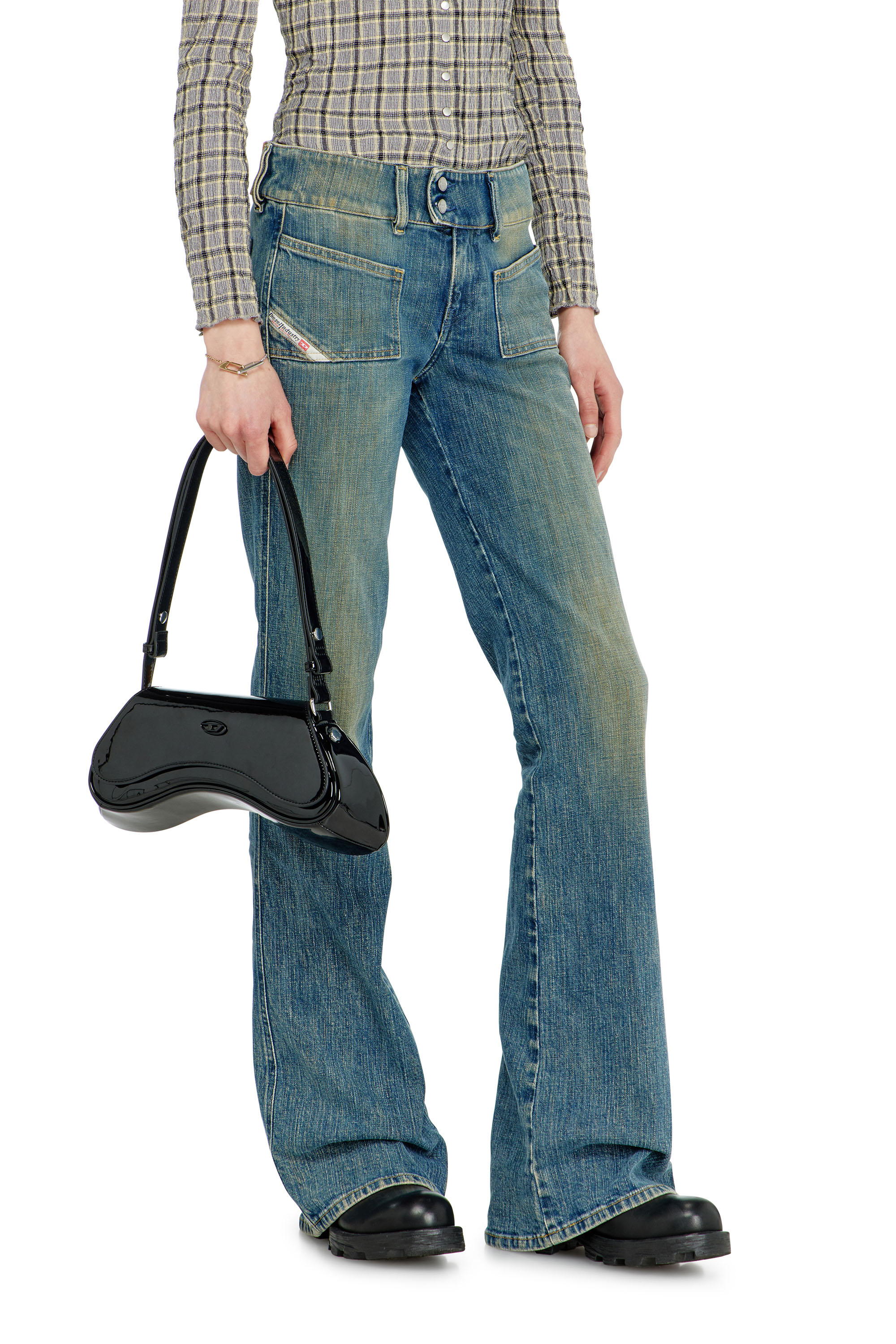 Diesel - Woman's Bootcut Jeans D-Hush 007EJ, Medium blue - 7