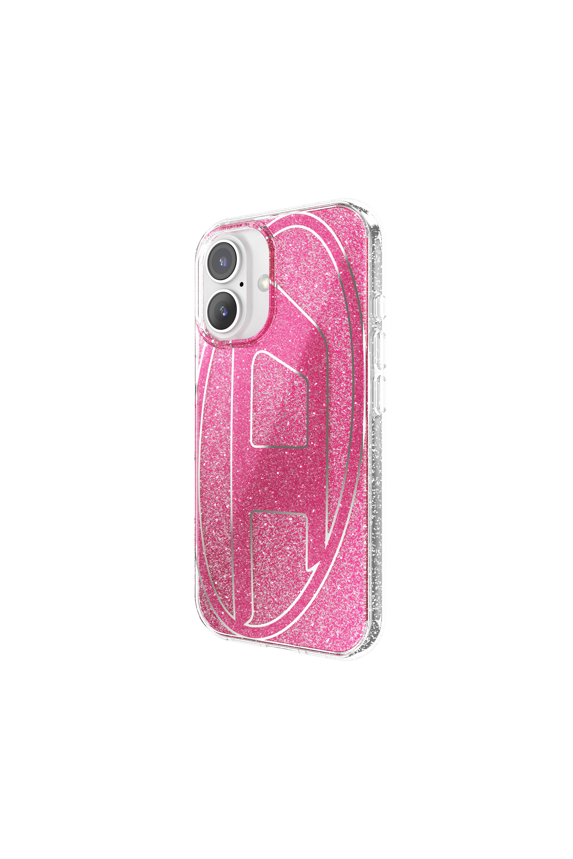 Diesel - 60155 AOP CASE, Unisex's Oval D Glitter Case for iP 16 in Pink - 4