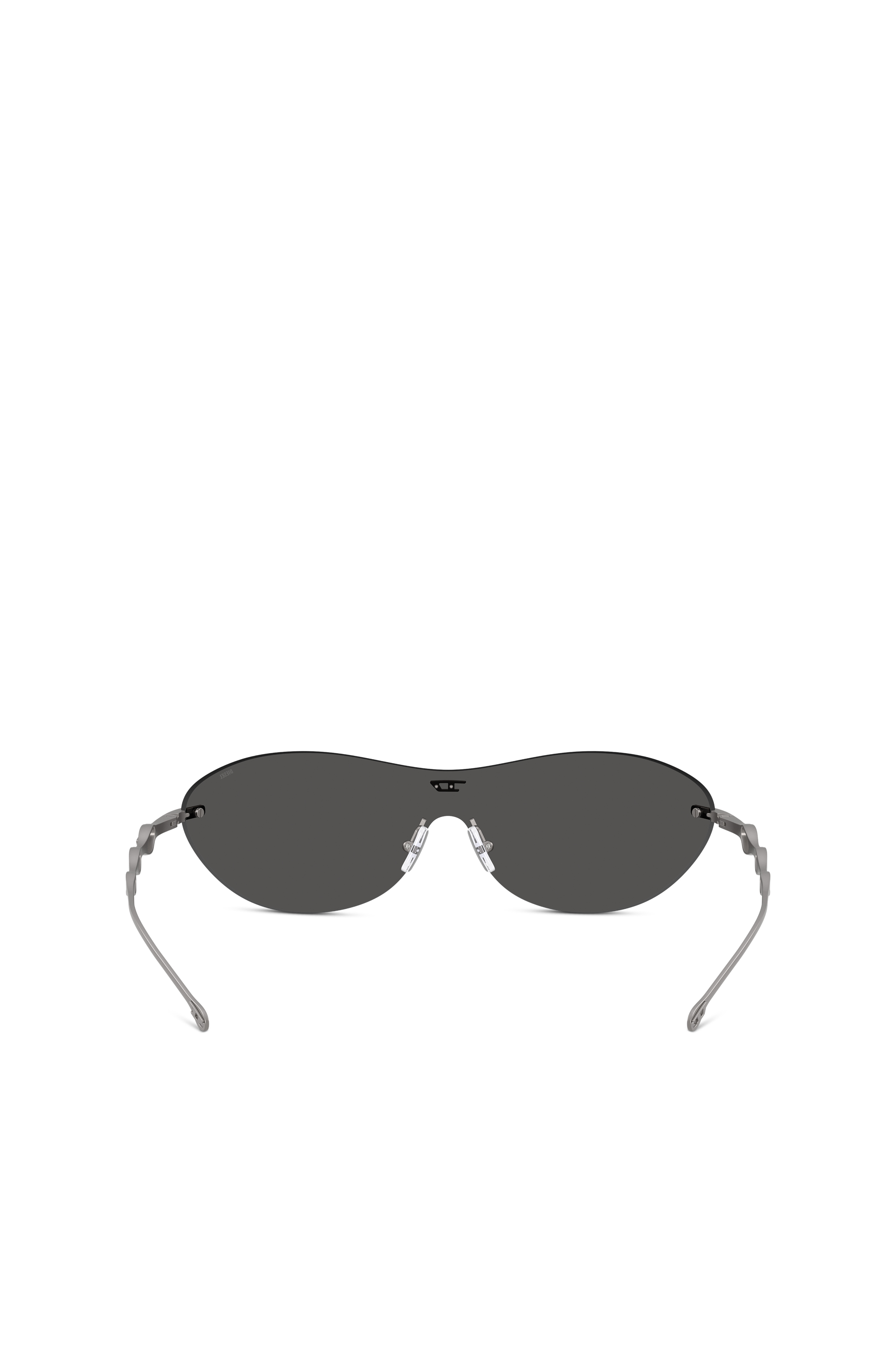 Diesel - 0DL1006, Unisex's Iconic oval sunglasses in Dark grey - 3