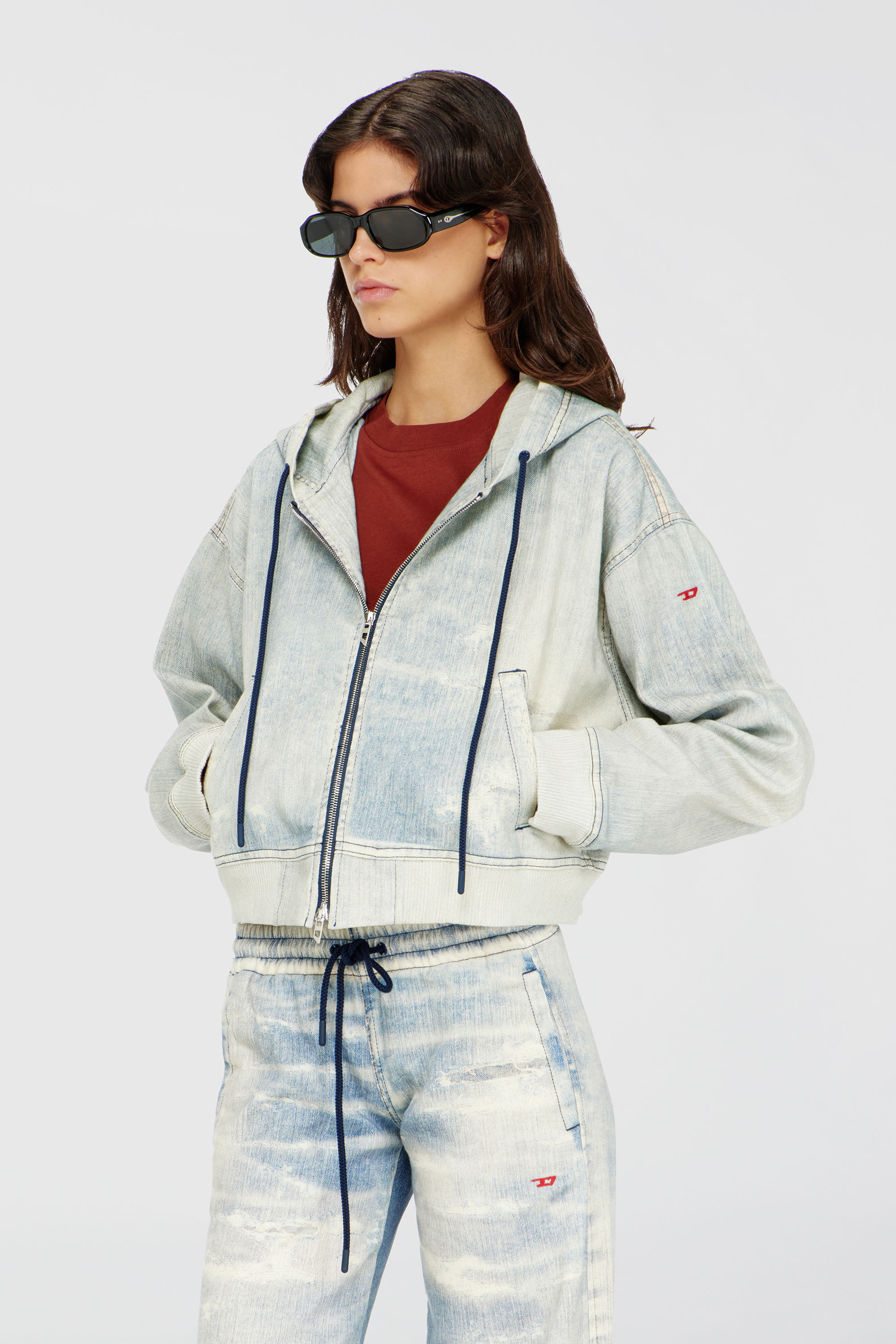 DE-GIRI-CROP JOGG, Light Blue