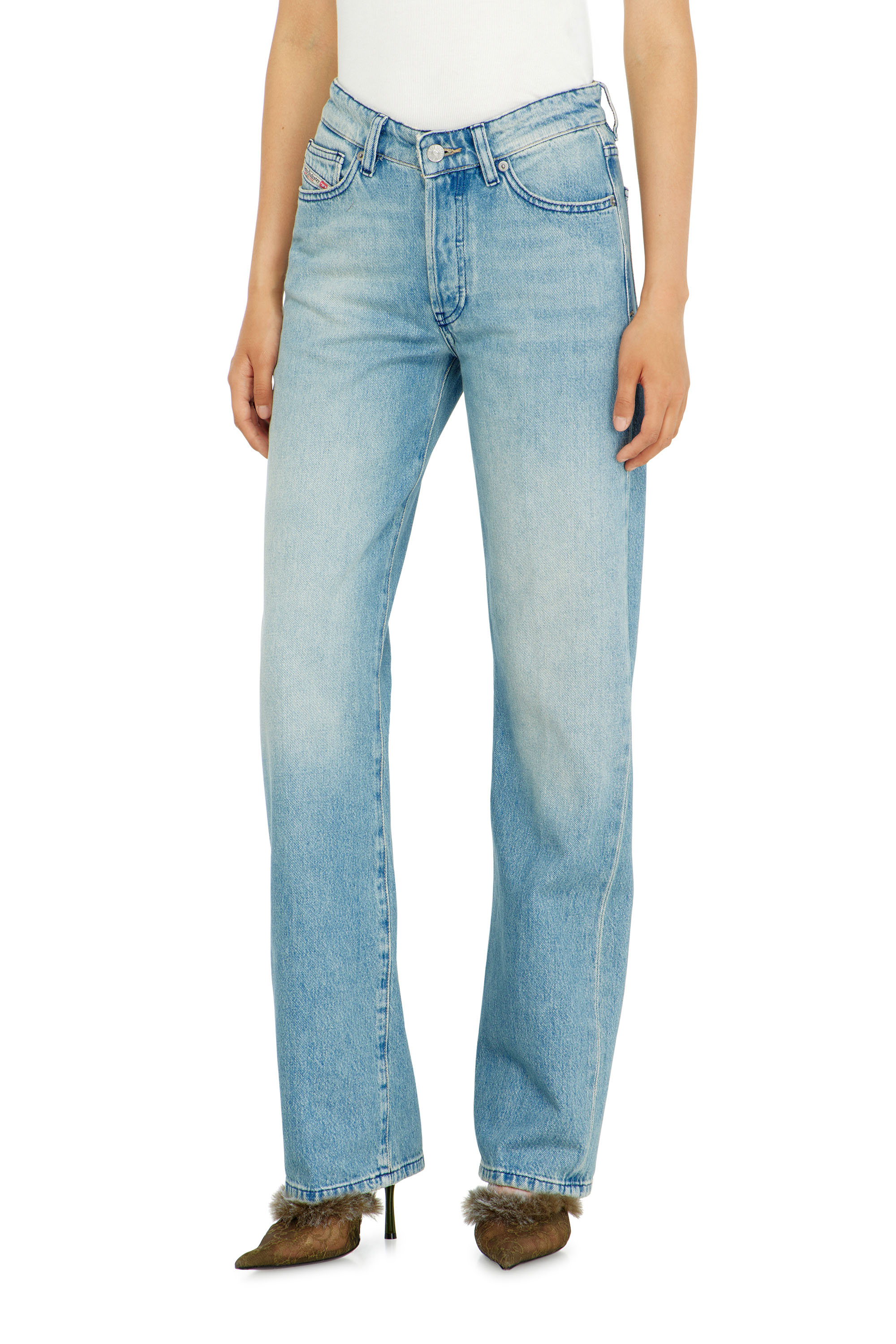 Diesel - Woman's Regular Jeans 1971 D-Sent 0BEBF, Light Blue - 4