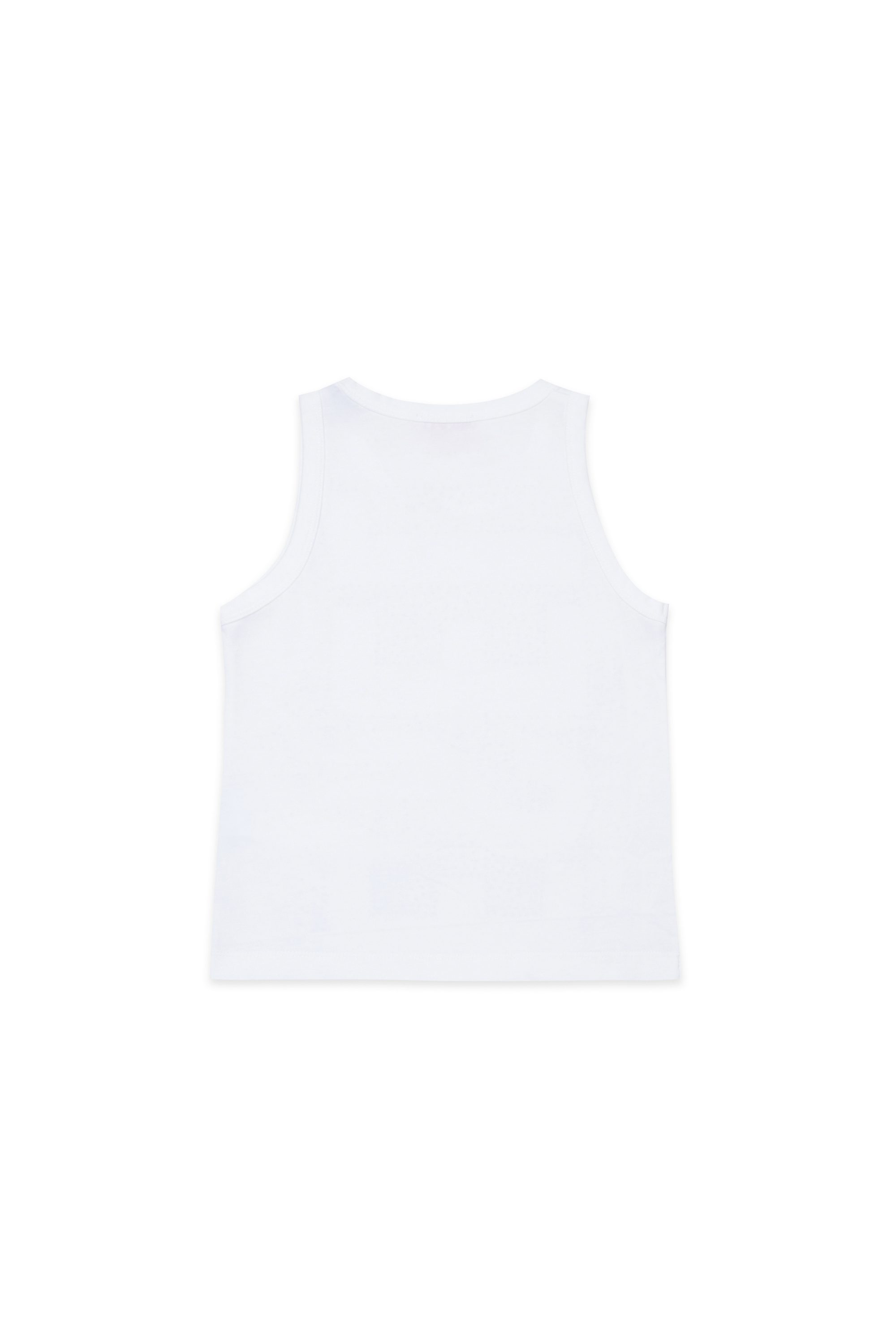 Diesel - TSTUDS, Woman's Tank top with studded logo in White - 2