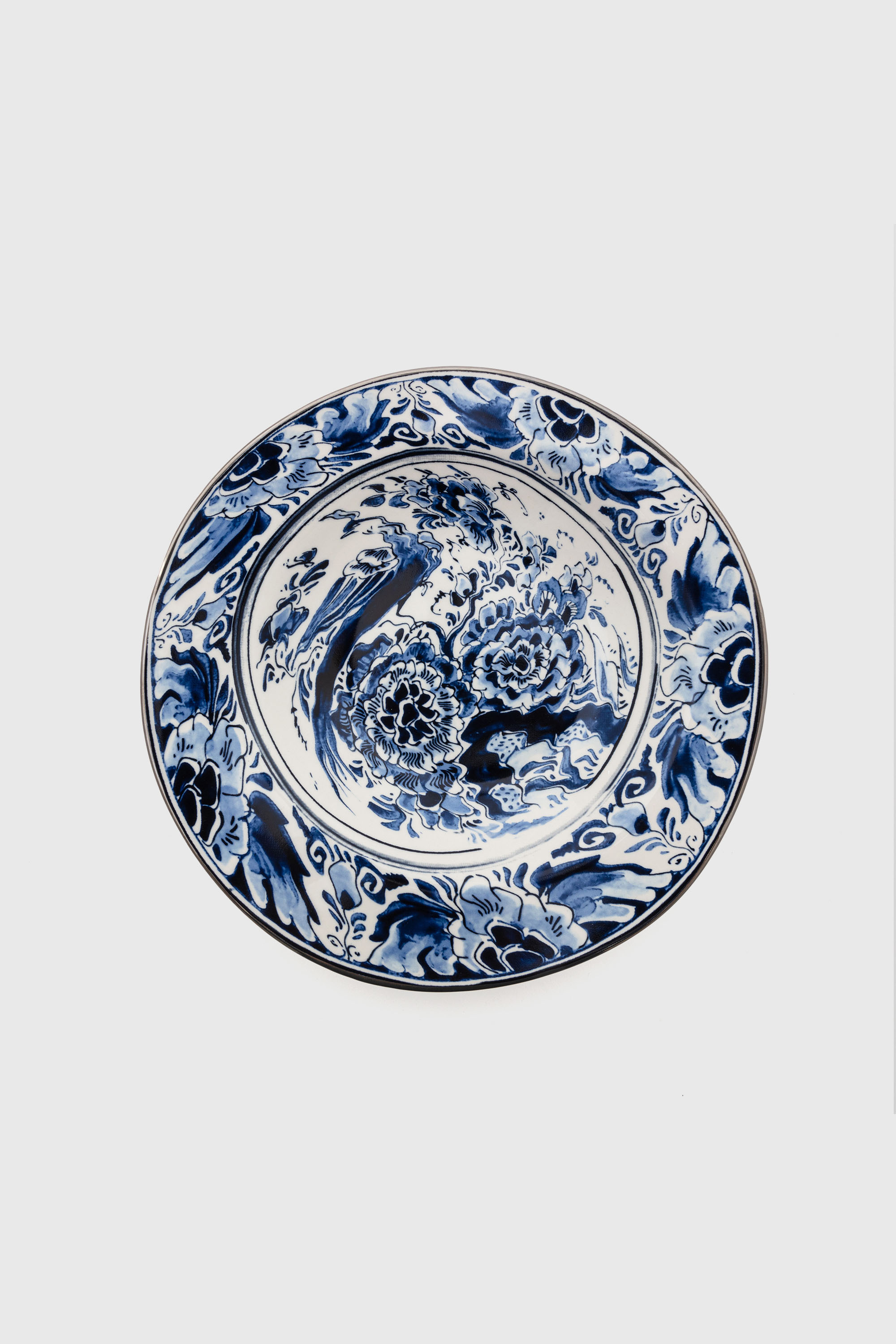 11222 SOUP PLATE IN PORCELAIN "CLASSIC O