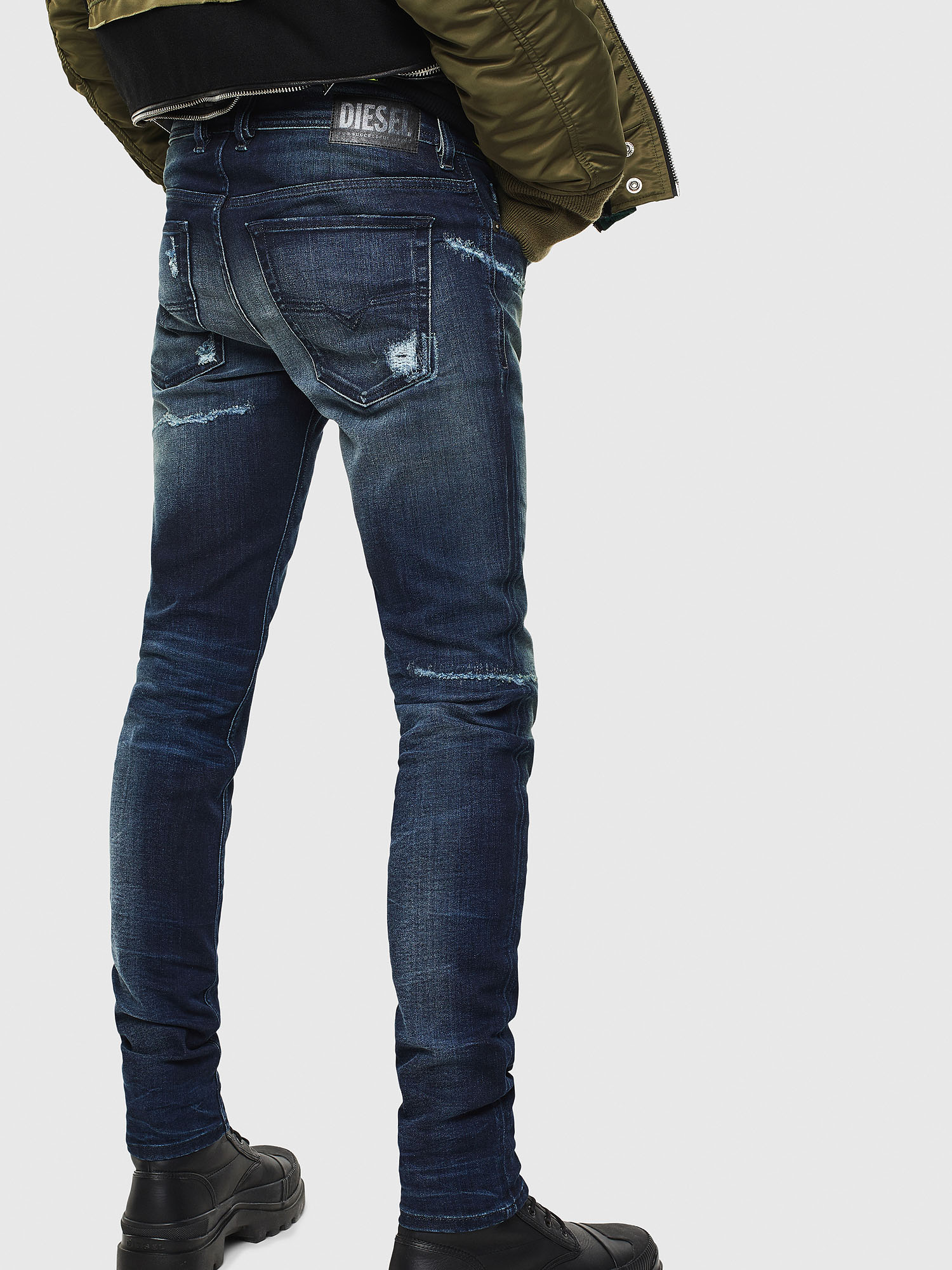 dark blue skinny jeans mens