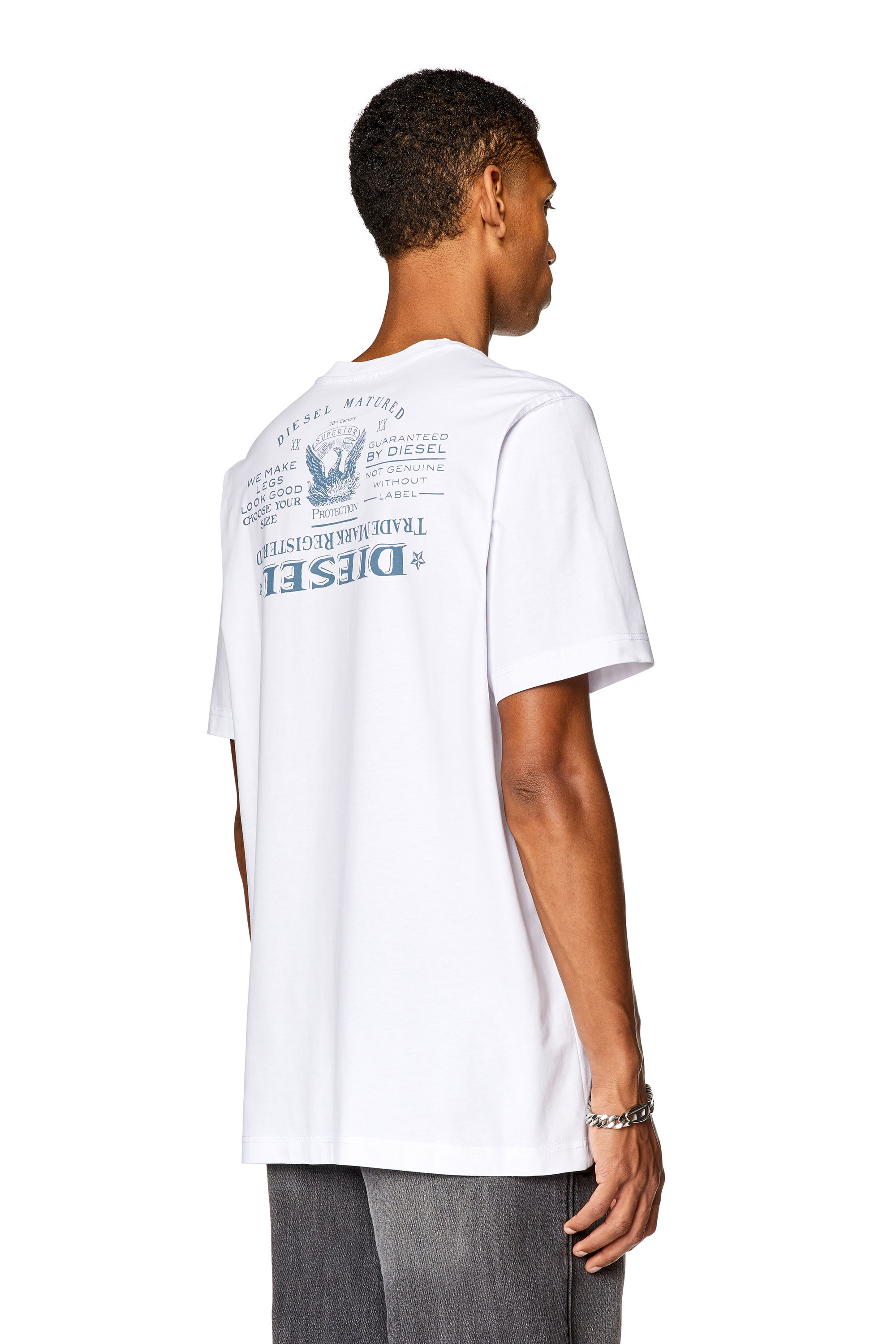 Diesel - T-JUST-L4, White - Image 4