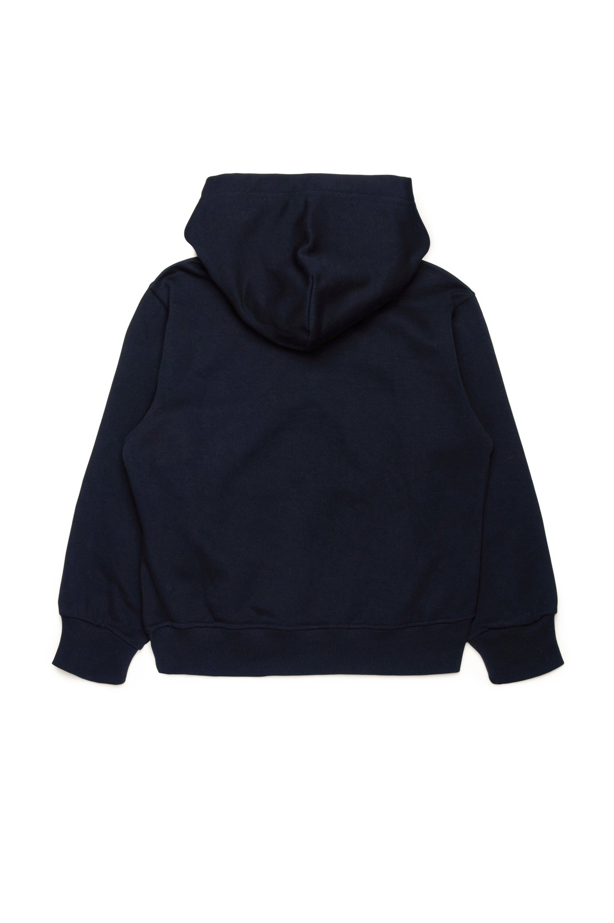 Diesel - SGINNHOODL5 OVER, Man's Hoodie with smudged logo in Black - 2