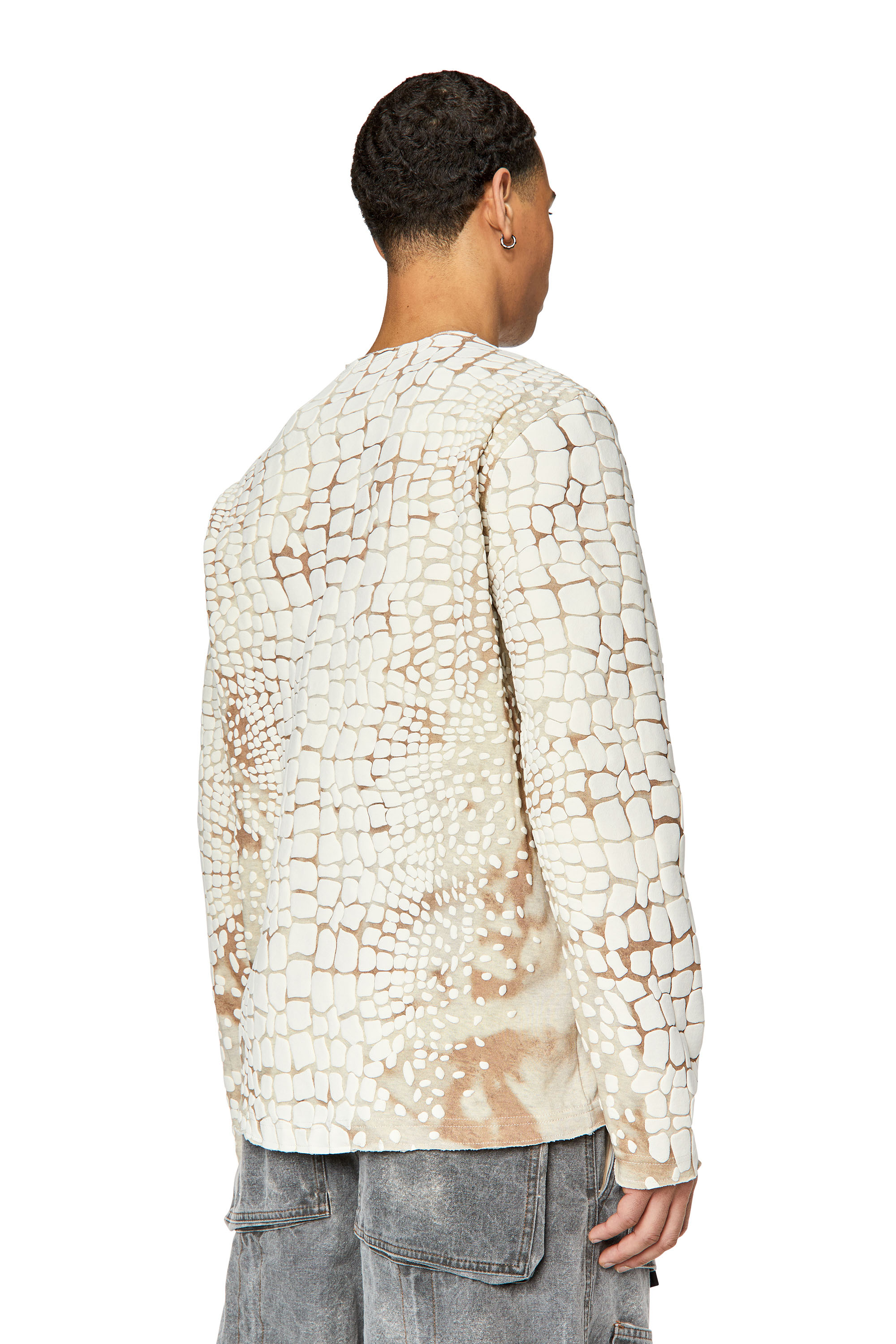 Diesel - T-JUS-LS, White/Beige - Image 4