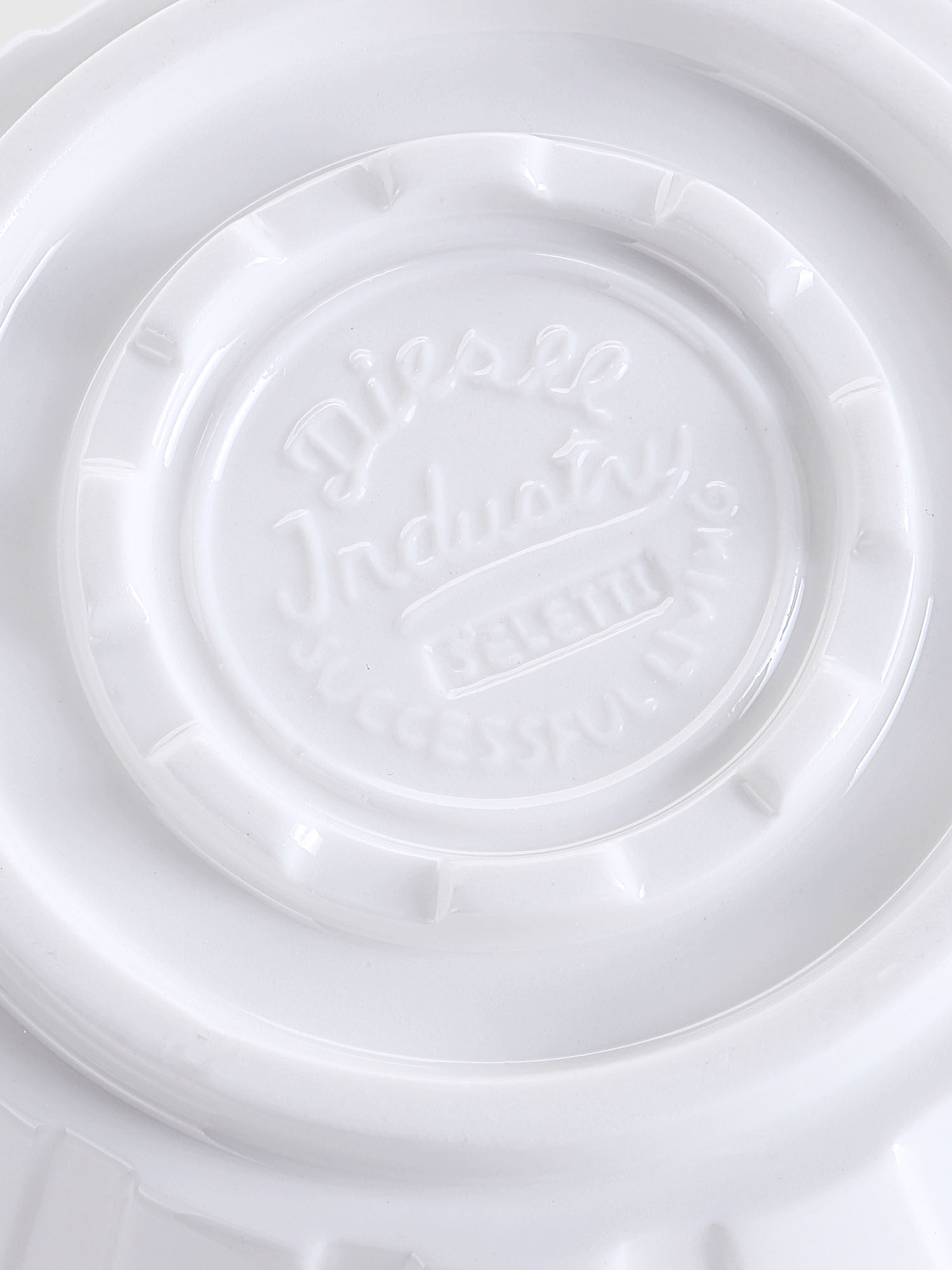 Diesel - 10983 MACHINE COLLEC, Unisex's Porcelain fruit bowl, &oslash; cm 16,3 / 6.4" in White - 3