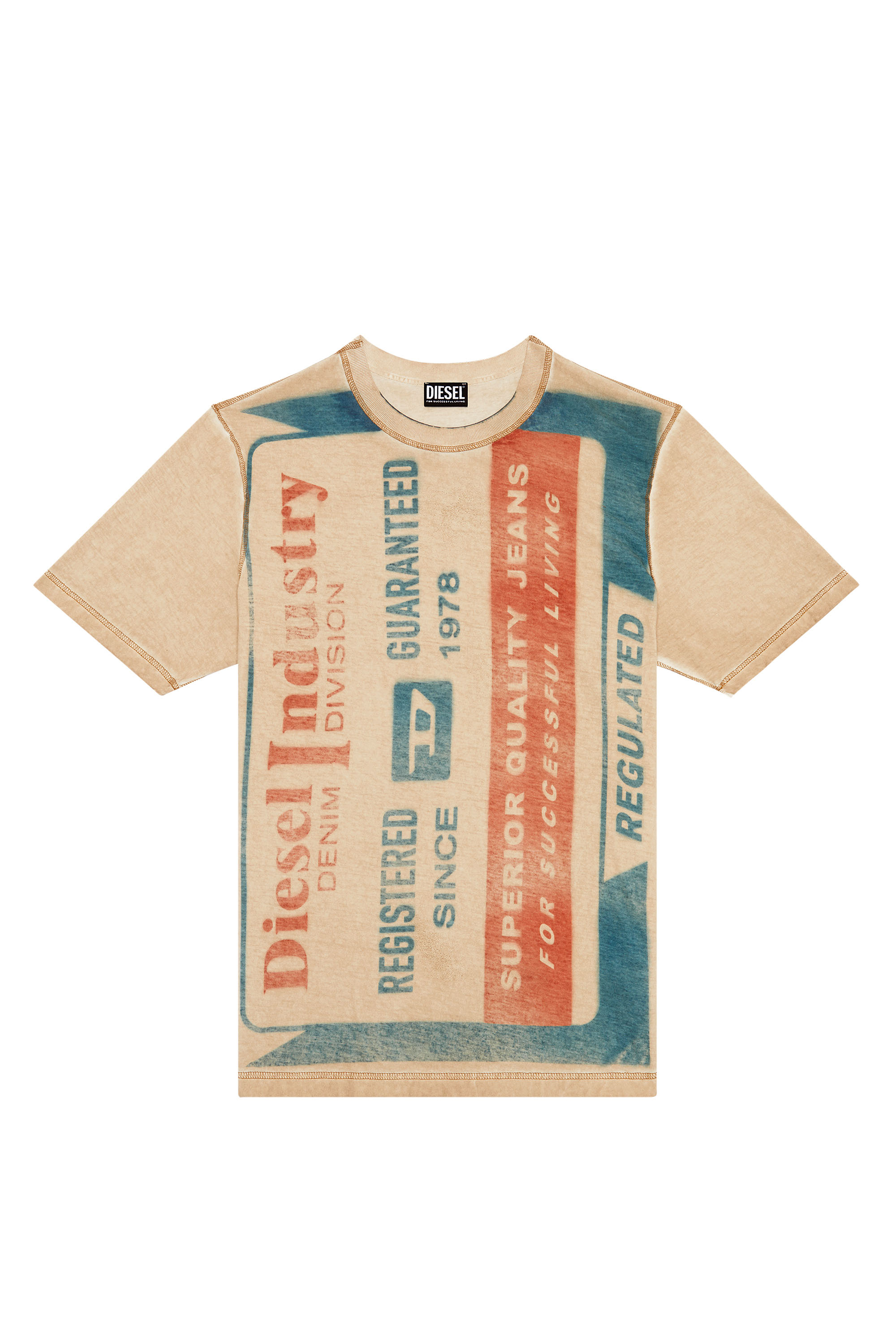 Diesel - T-JUST-G13, Beige/Red - Image 3