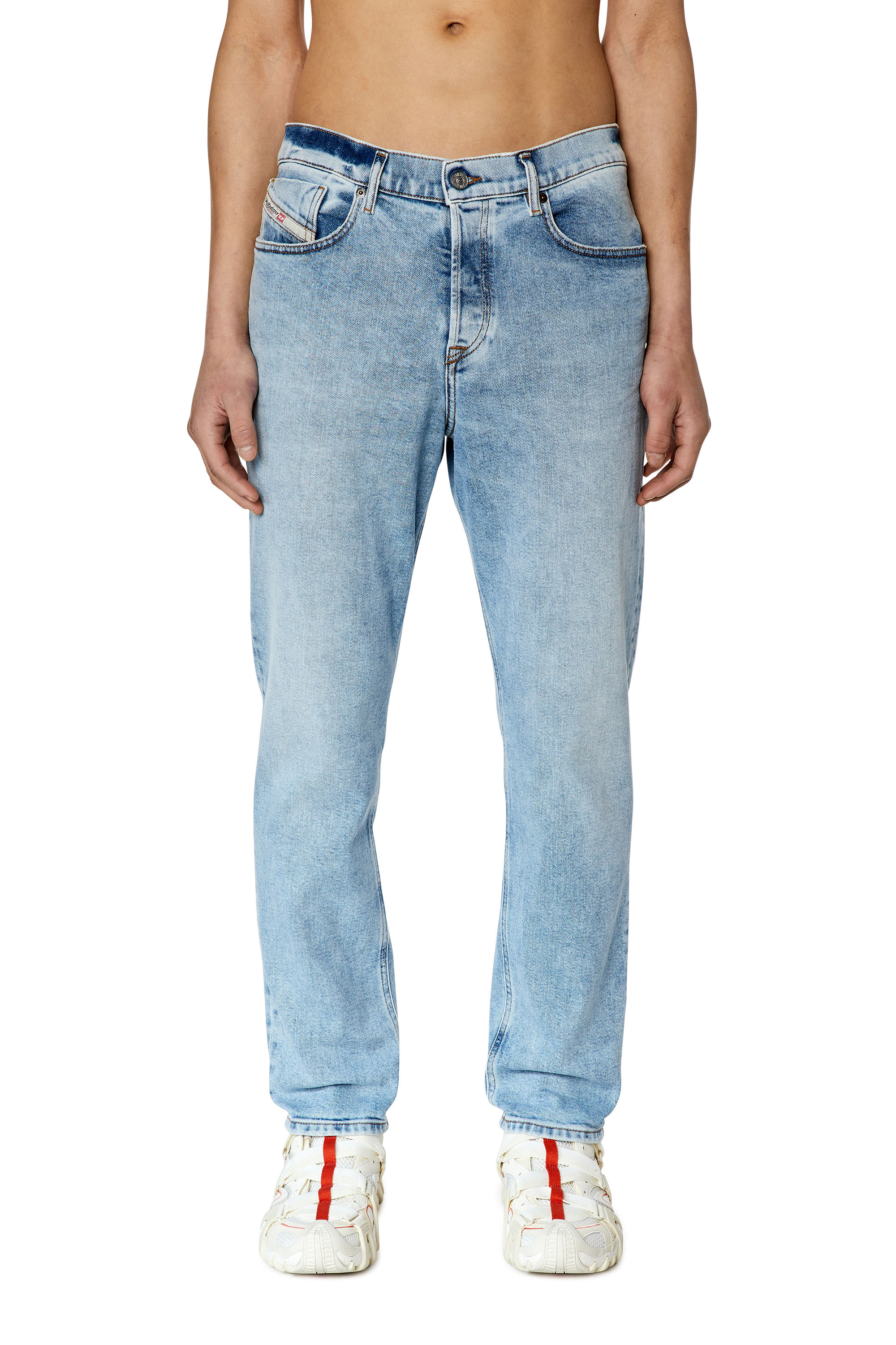 Diesel - 2005 D-Fining 09E81 Tapered Jeans, Light Blue - Image 1