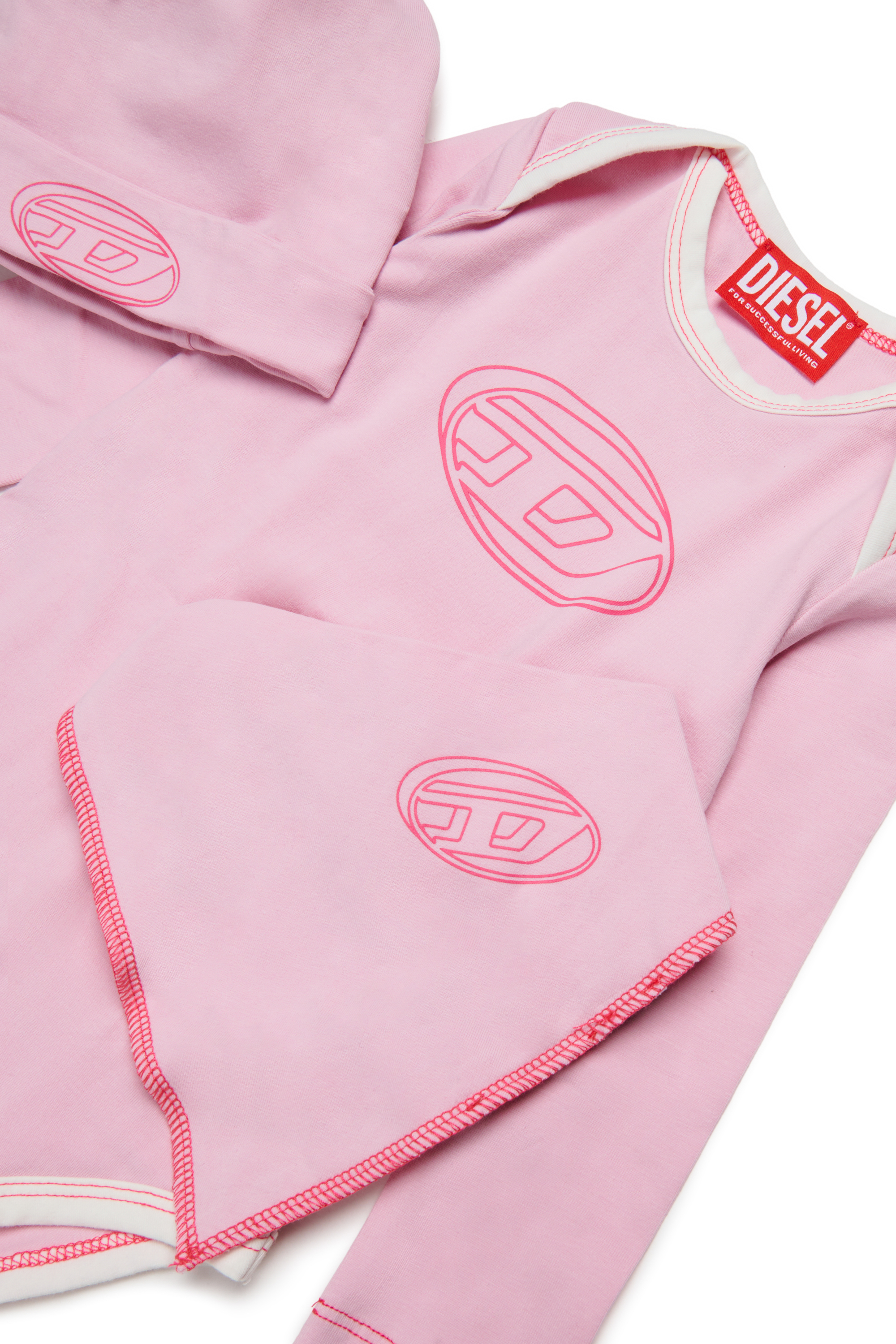 Diesel - USISSYBOX-NB, Unisex's Cotton underwear kit with logo in Pink - 3