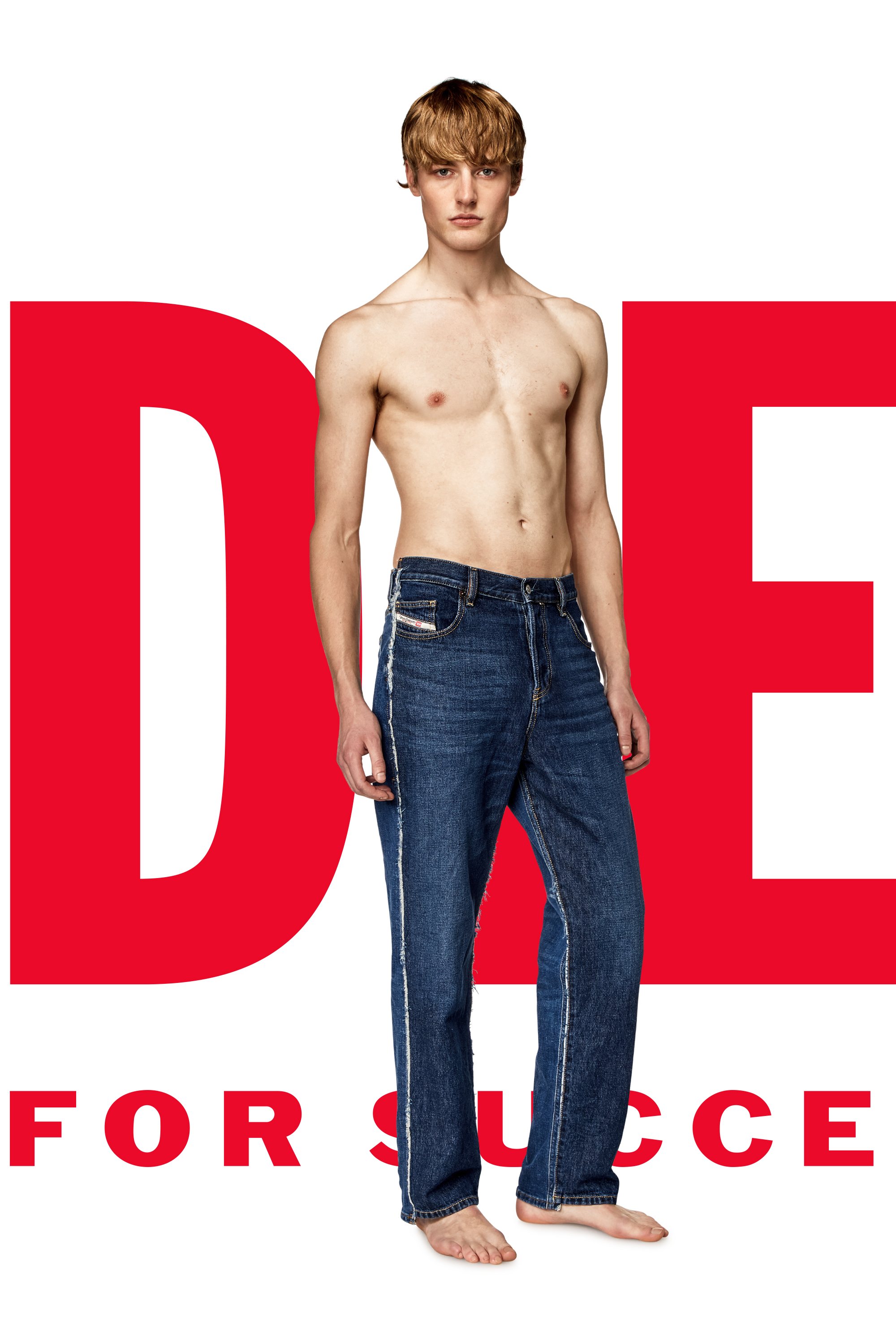 Regular Jeans Dieseloves 03 09K47, Medium blue Diesel - Unisex's Regular Jeans Dieseloves 03 09K47, Medium blue - 1