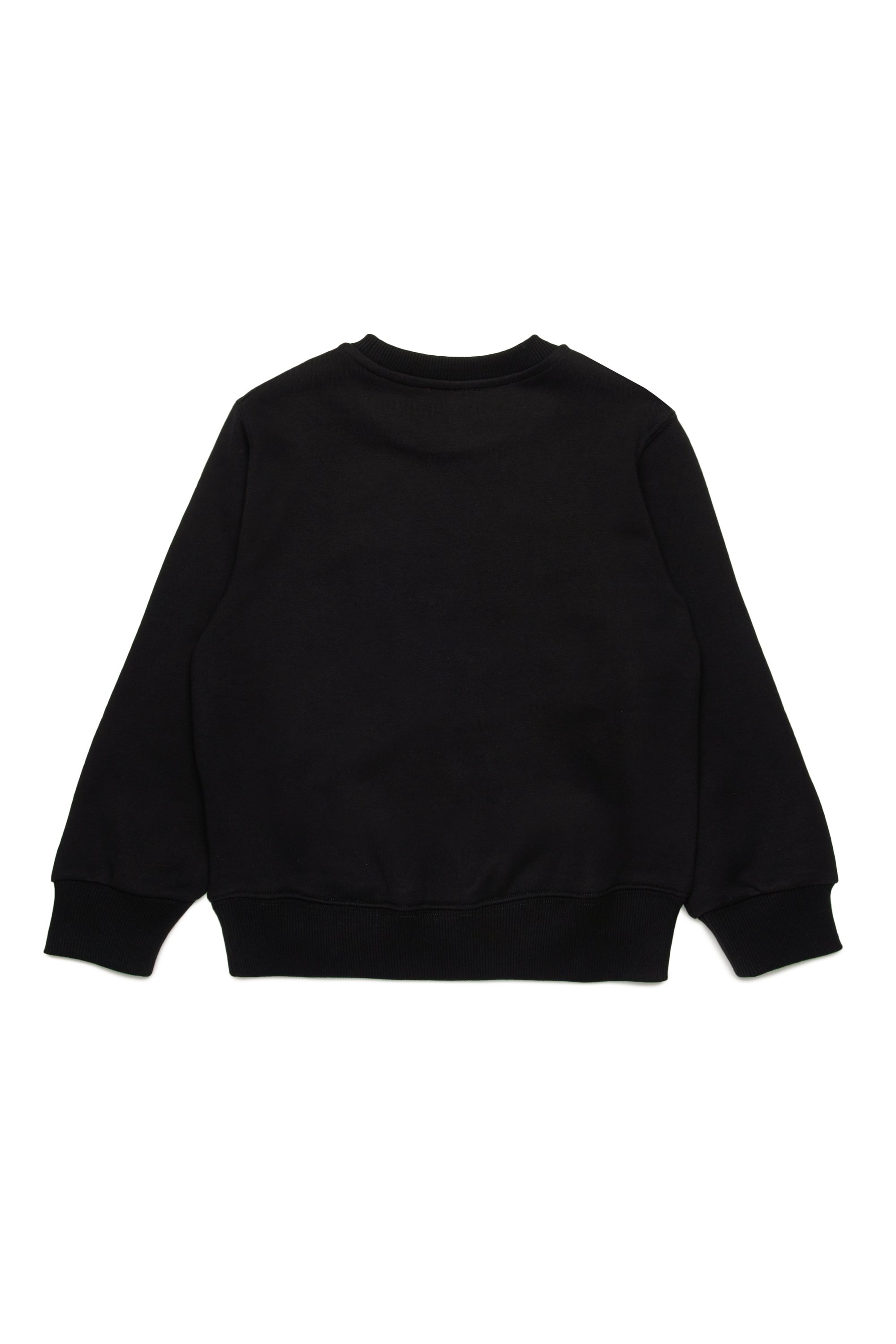 Diesel - SROBDOVALPJ OVER, Man's Sweatshirt with Oval D patch in Black - 2