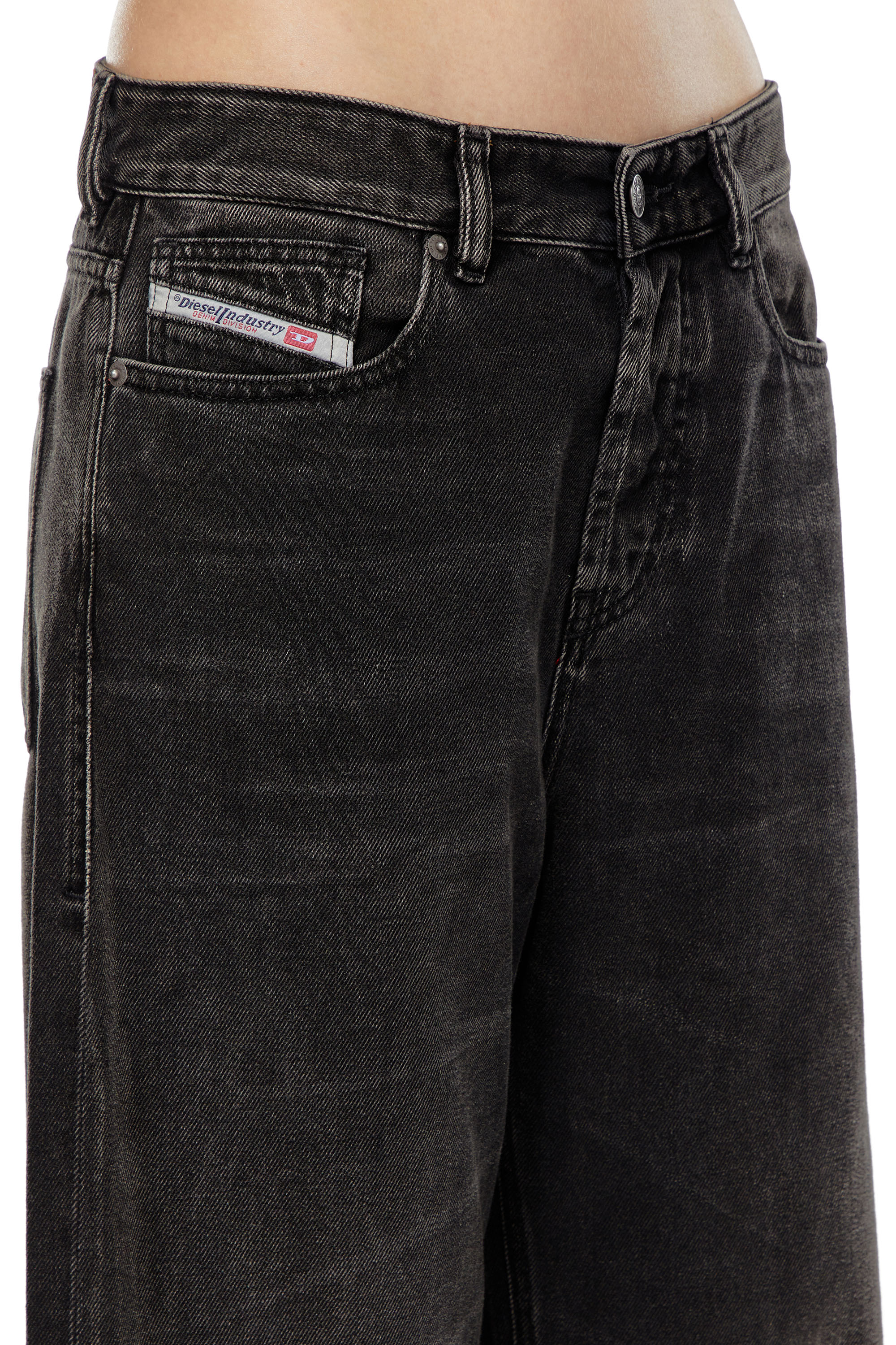 Diesel - Straight Jeans 1996 D-Sire 09J96, Black/Dark grey - Image 4