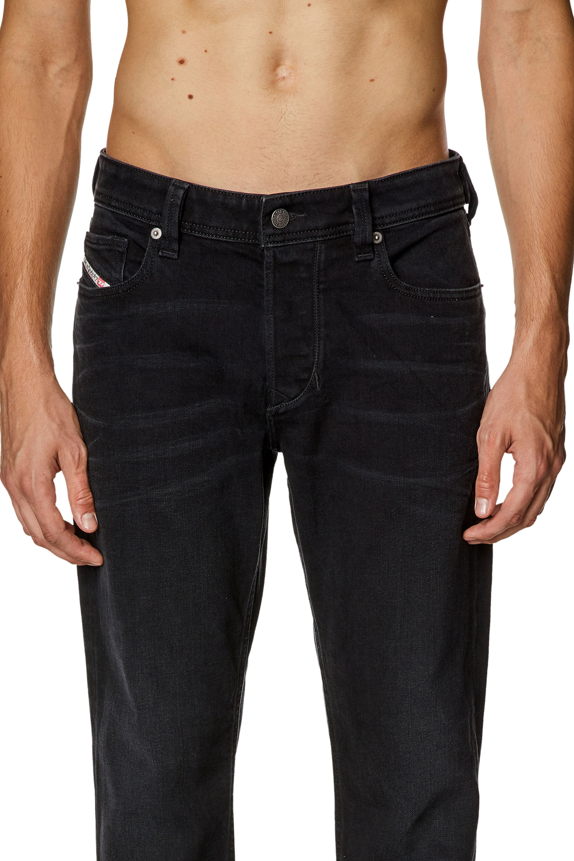 Diesel - Man's Regular Jeans 1986 Larkee-Beex 09D48, Black/Dark grey - 5