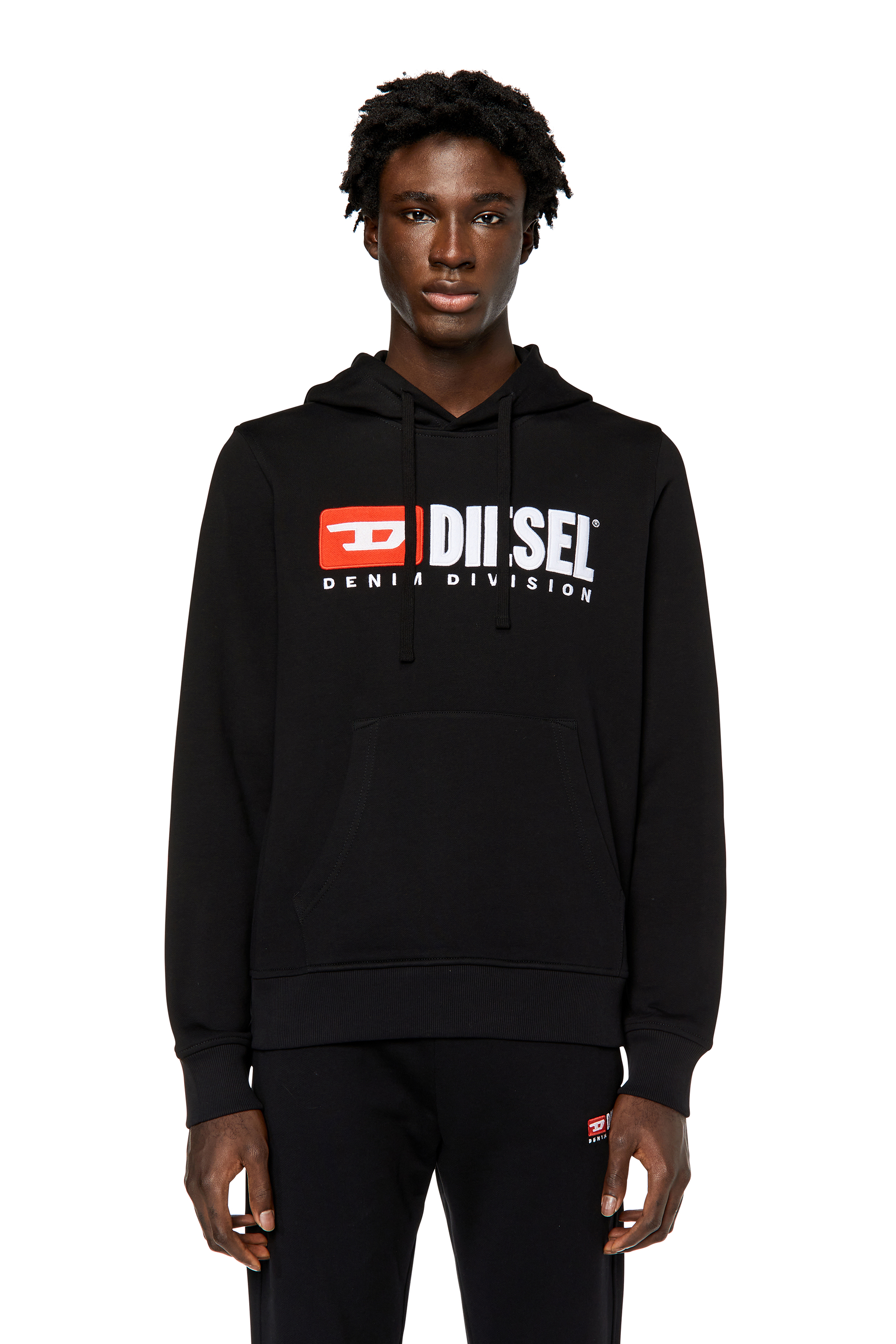 Diesel - S-GINN-HOOD-DIV, Black - Image 1