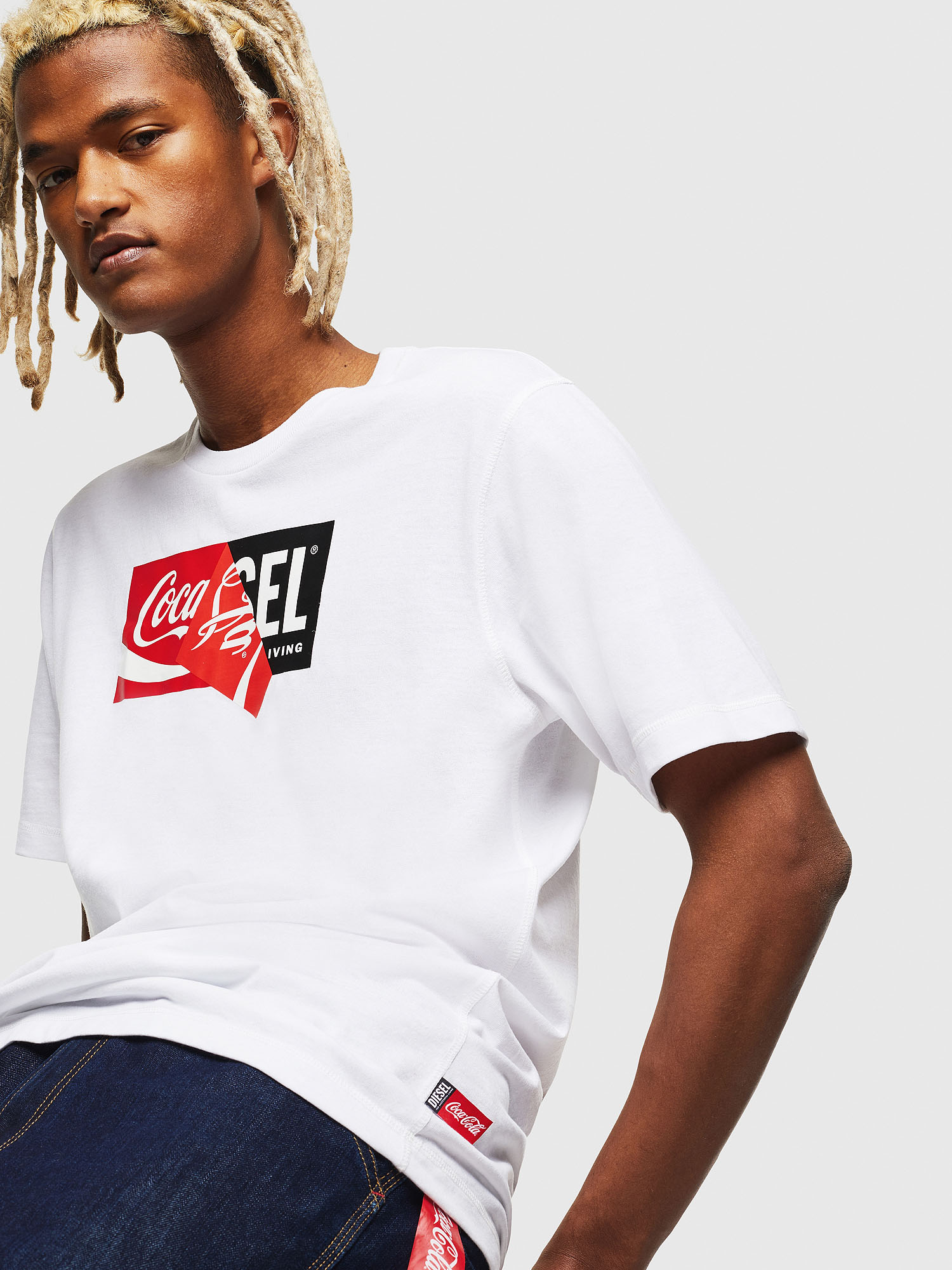 t shirt diesel coca cola