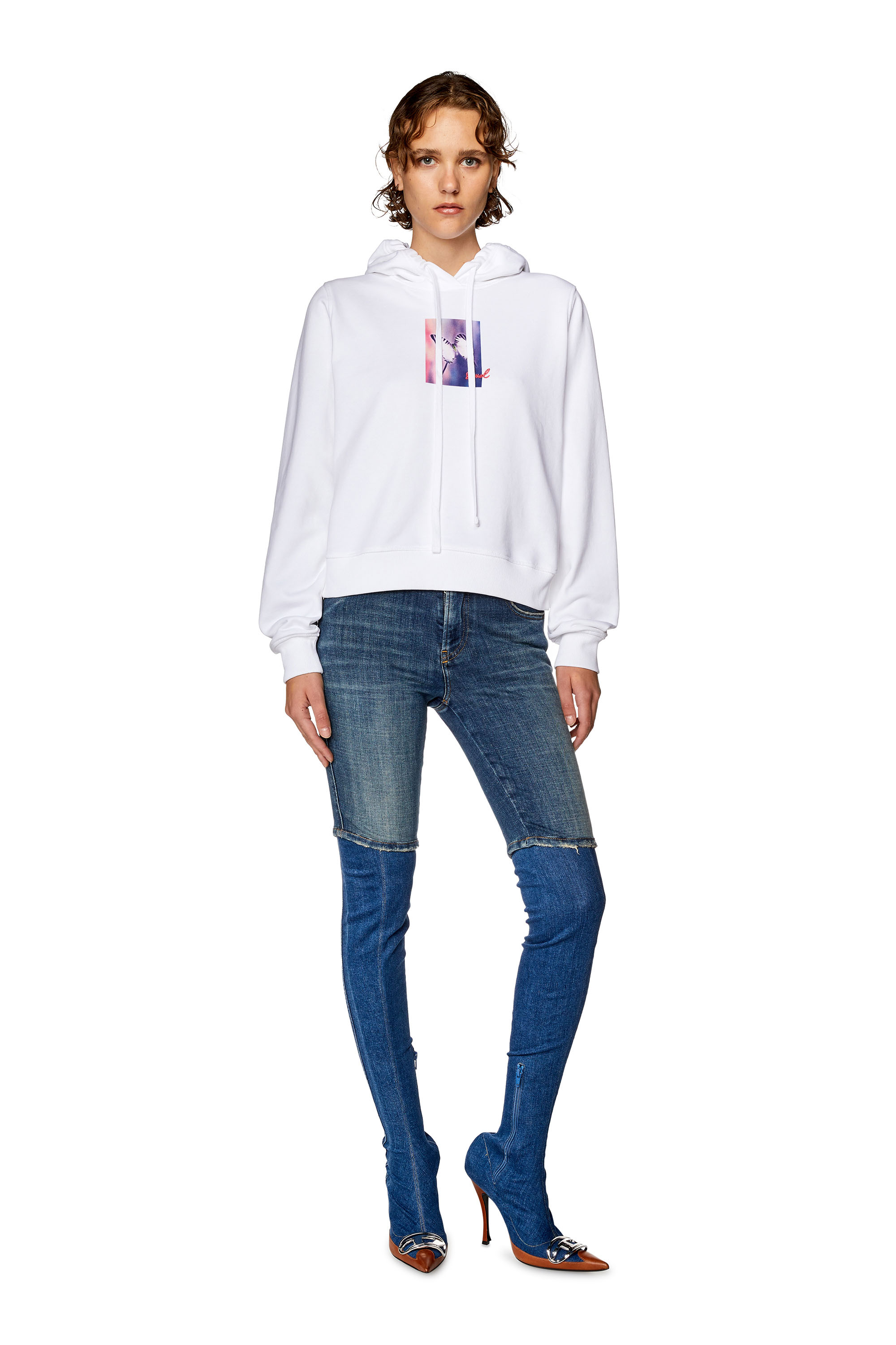Diesel - F-REGGY-HOOD-L6, White - Image 2