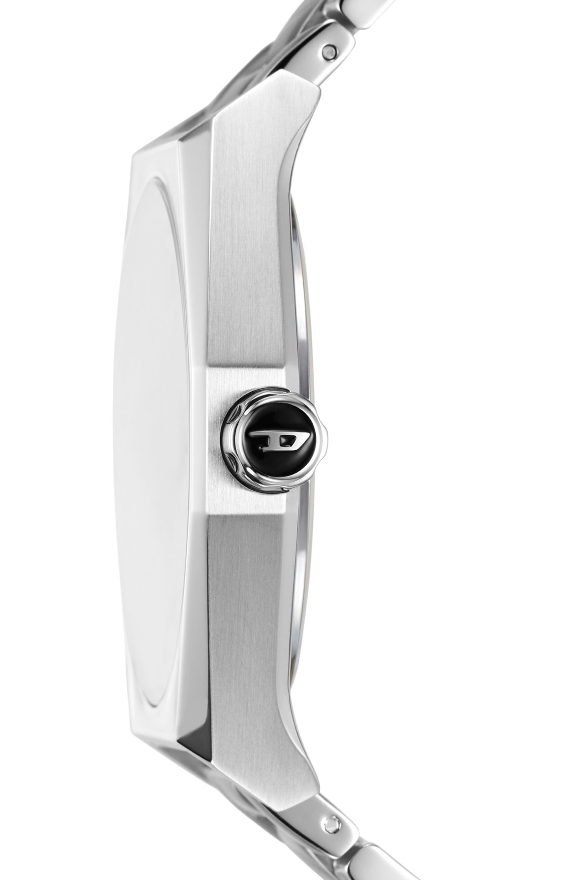 Diesel - DZ2195, Man Scraper black enamel and stainless steel watch in Black - Image 3