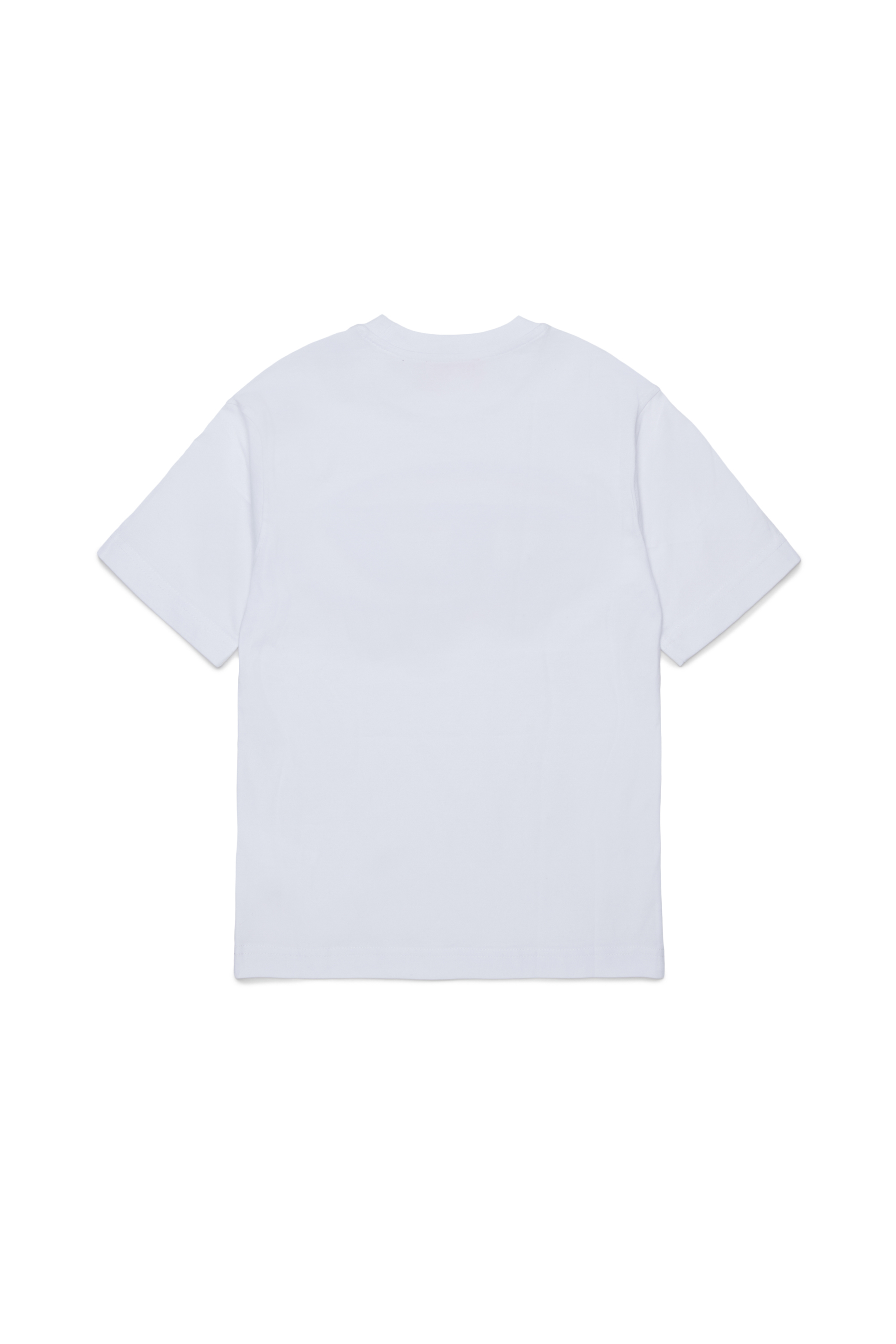 Diesel - TVEL OVER, Man's T-shirt with two-tone Oval D print in White - 2