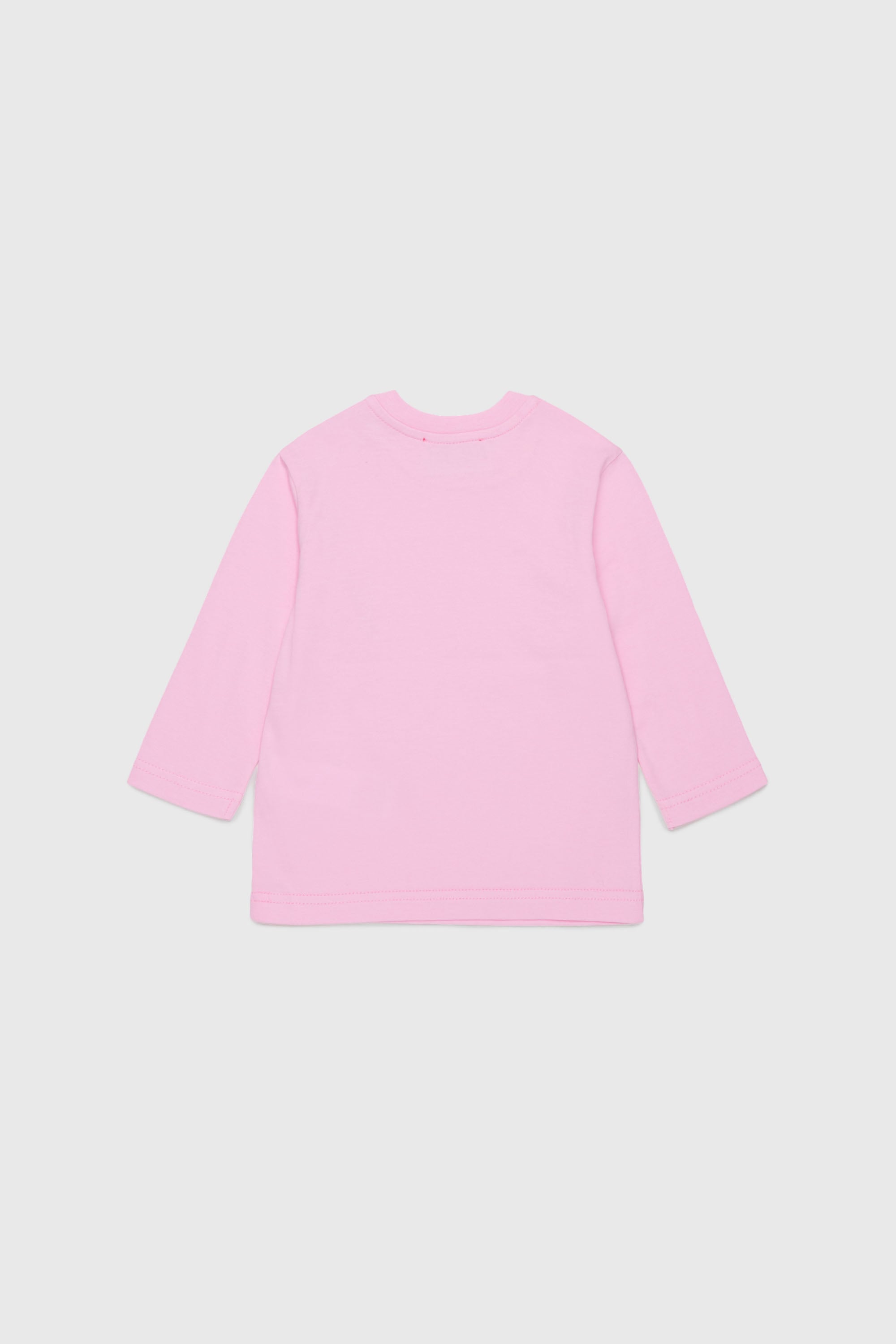 Diesel - TELMB, Man's Cotton T-shirt with logo print in Pink - 2