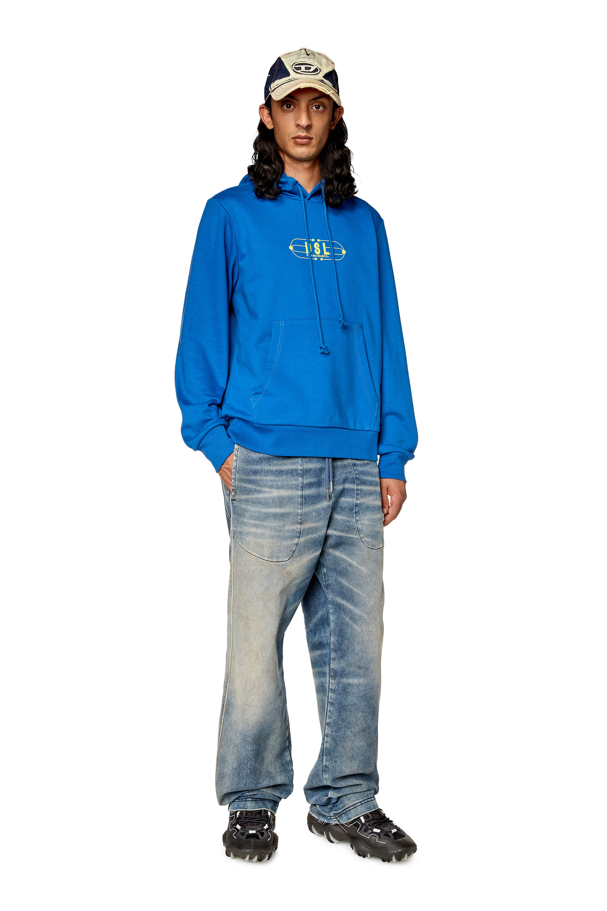 Diesel - S-GINN-HOOD-K35, Blue - Image 2