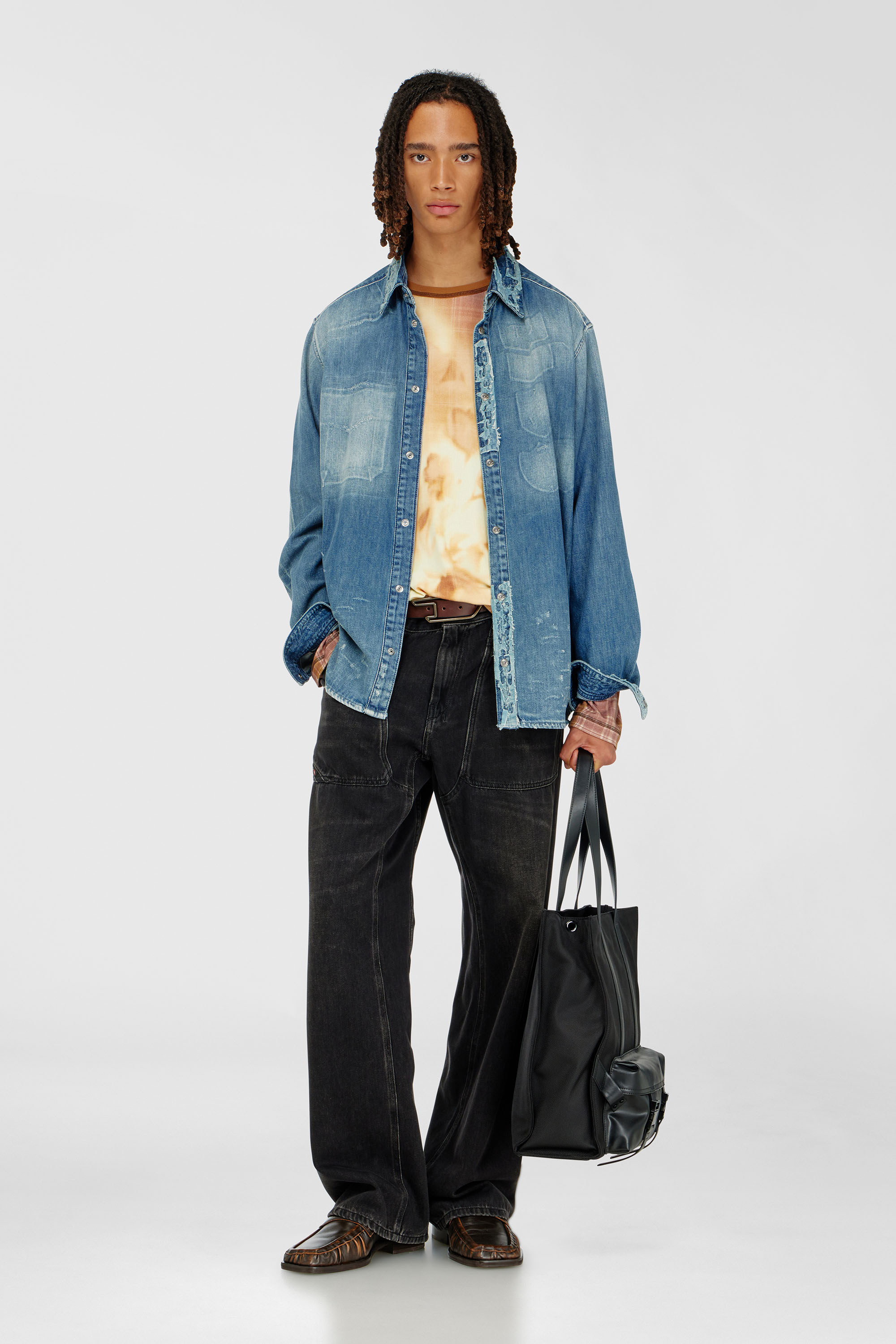 Multi-Pkts - Shopping bag with flap pocket and zip