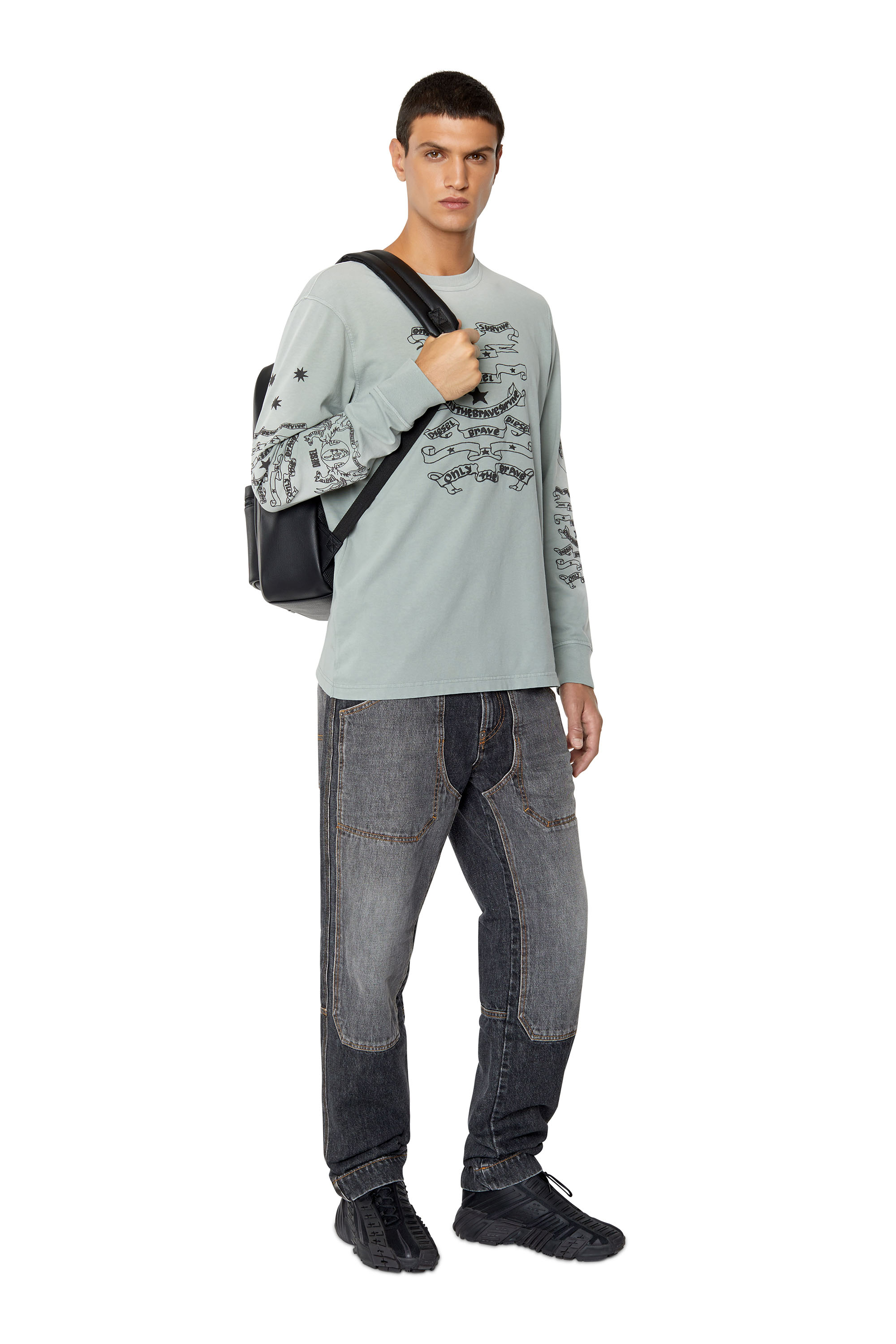 D.90 BACKPACK, Black Diesel - D.90 BACKPACK, Black - Image 1
