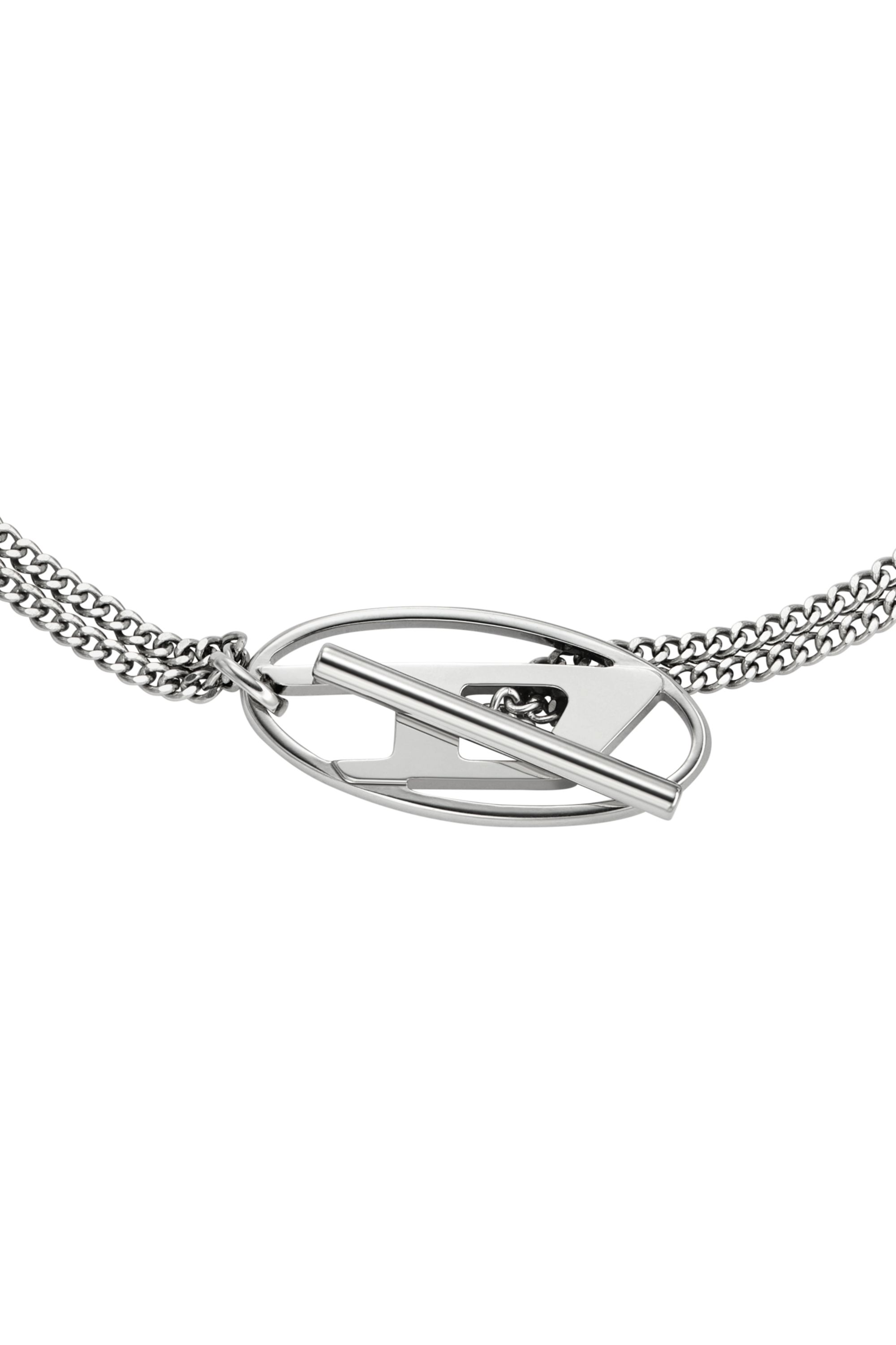 Diesel - DX1534040, Unisex's Stainless Steel Chain Necklace in Silver - 3