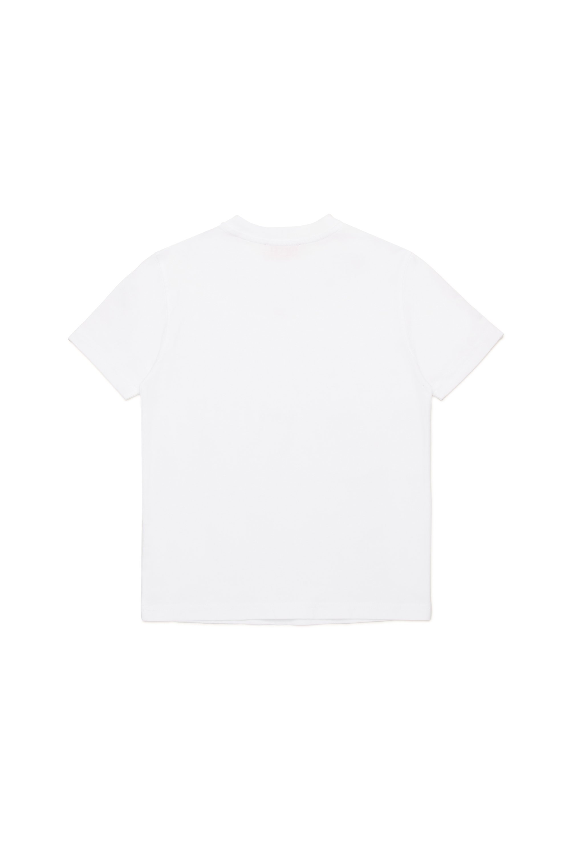 Diesel - TDIEGORD, Unisex's T-shirt with D logo in White - 2