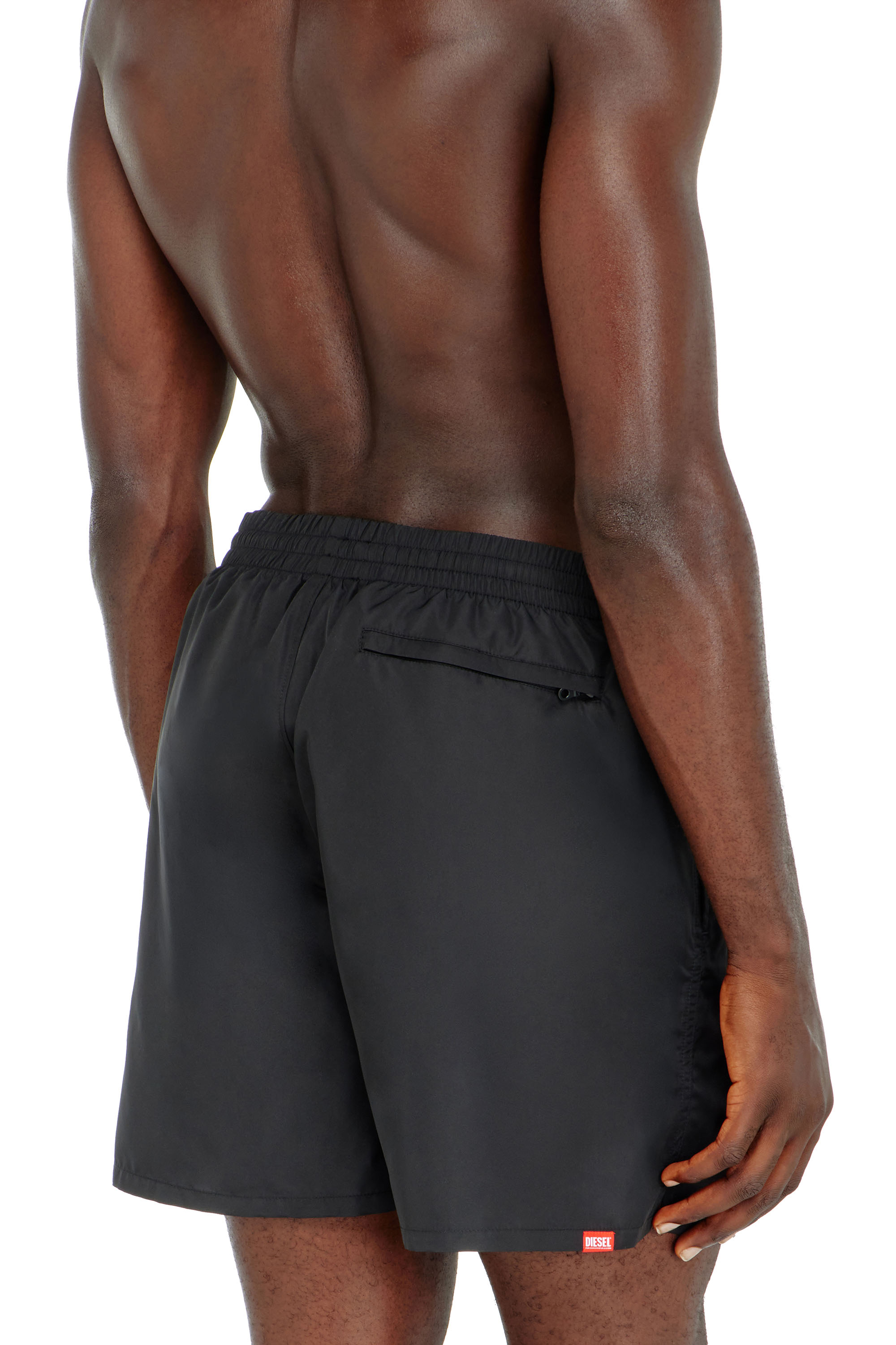 Diesel - GEORGE-41-UTLT, Man's Swim shorts with metallic Oval D logo in null - 4