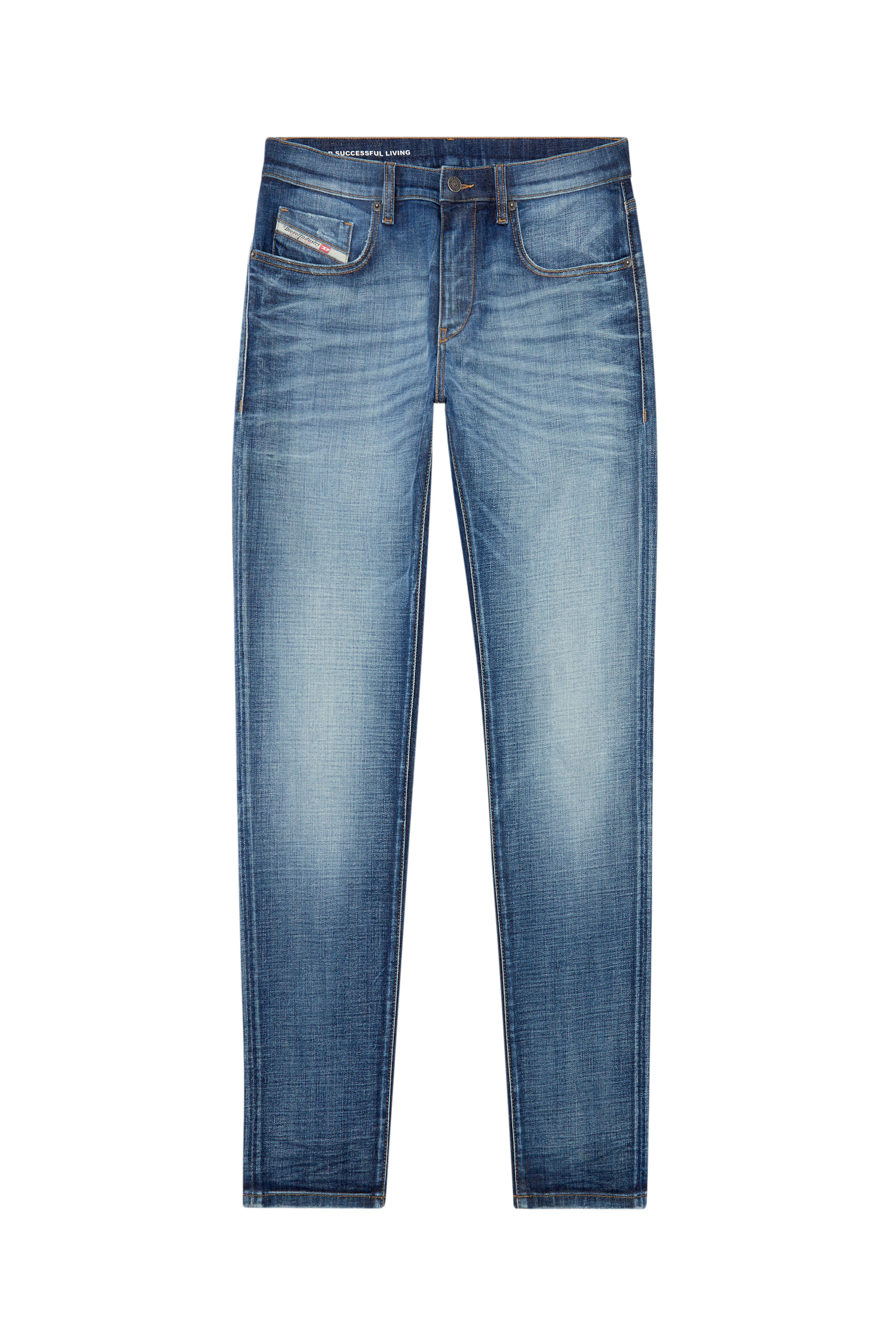 Diesel - Slim Jeans 2019 D-Strukt 0DQAE, Medium blue - Image 5