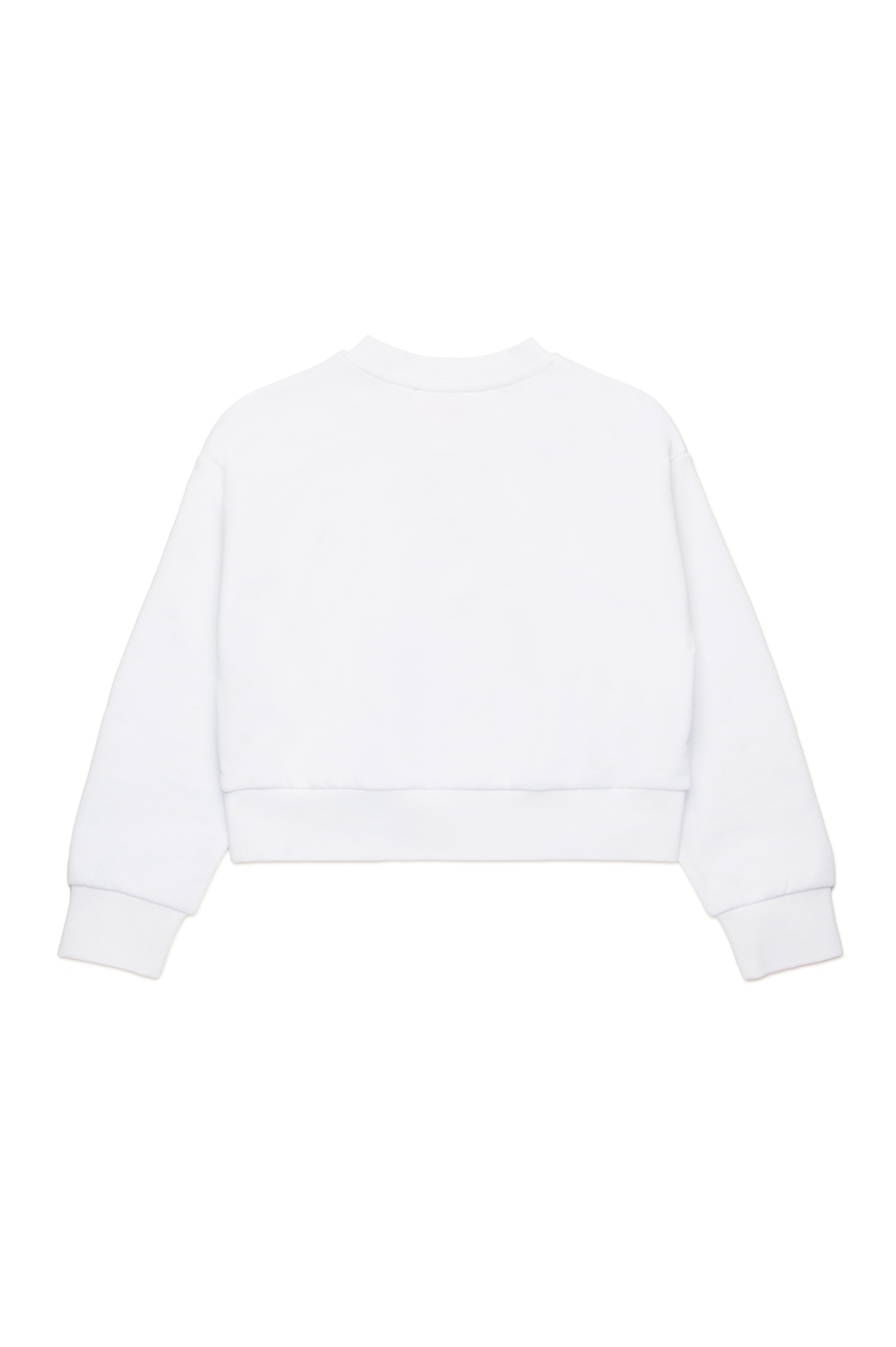 Diesel - STRASLIUM, Woman's Sweatshirt with Oval D cutout in White - 2