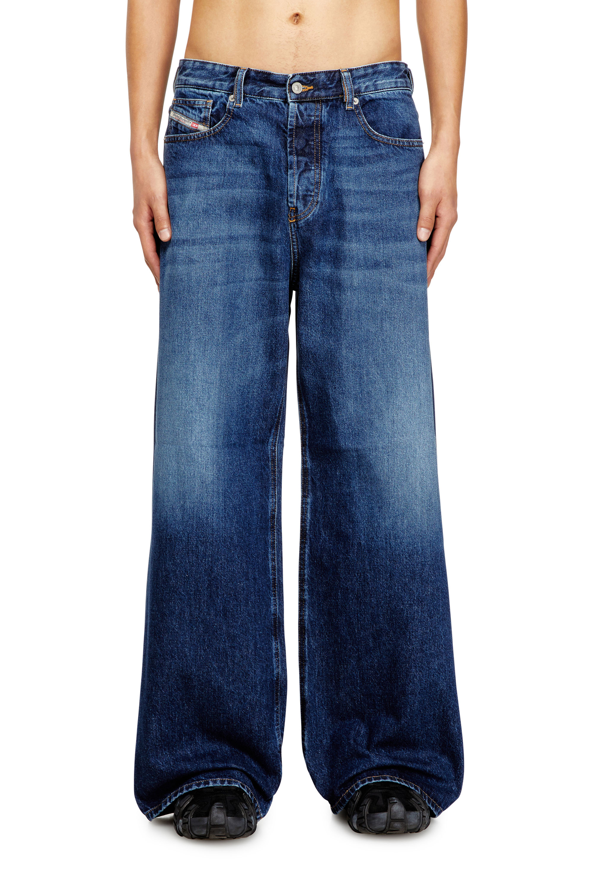Diesel - Woman's Relaxed Jeans 1996 D-Sire 09I27, Dark Blue - 2