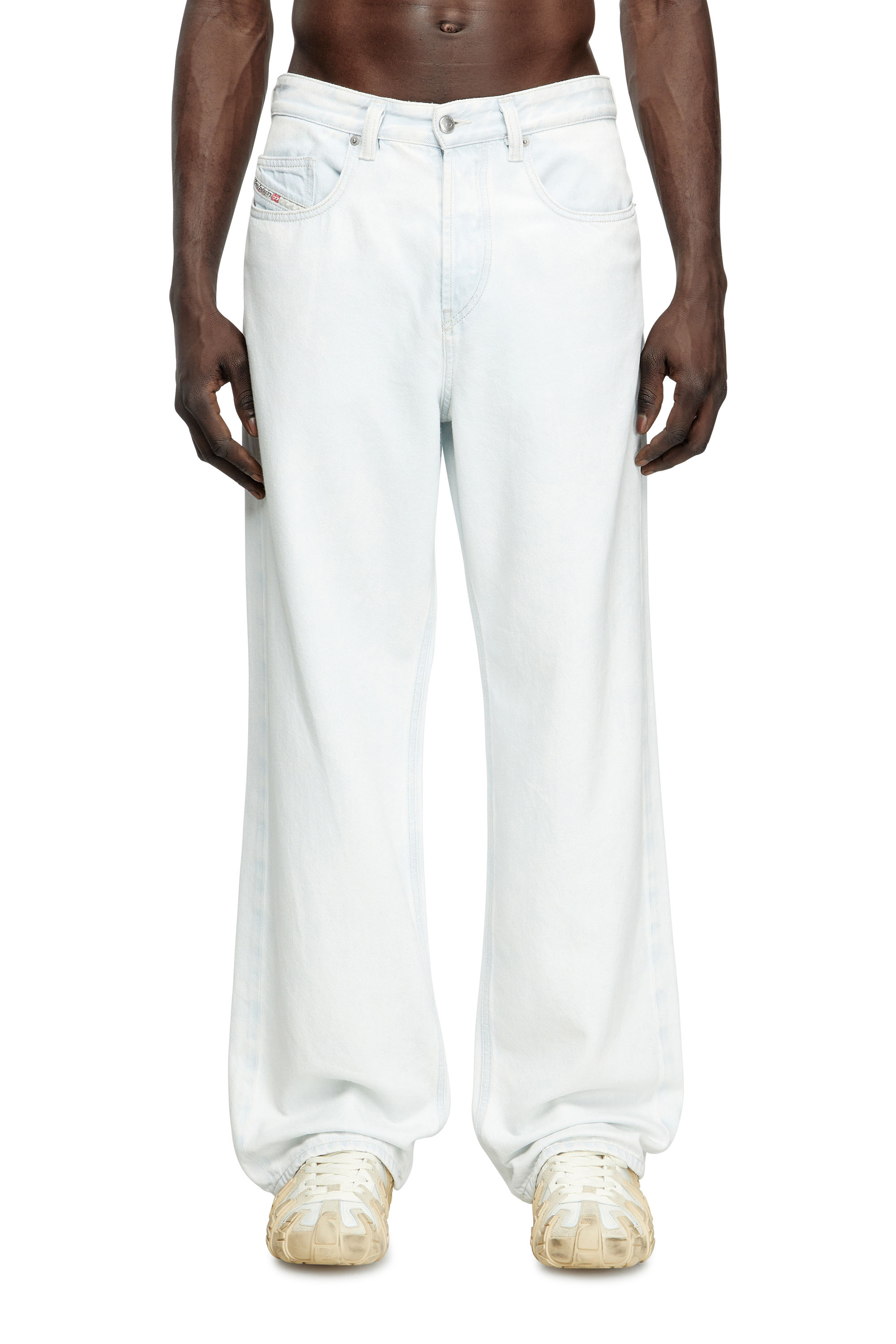 Diesel - Man's Relaxed Jeans 2001 D-Macro 09M08, Light Blue - 1
