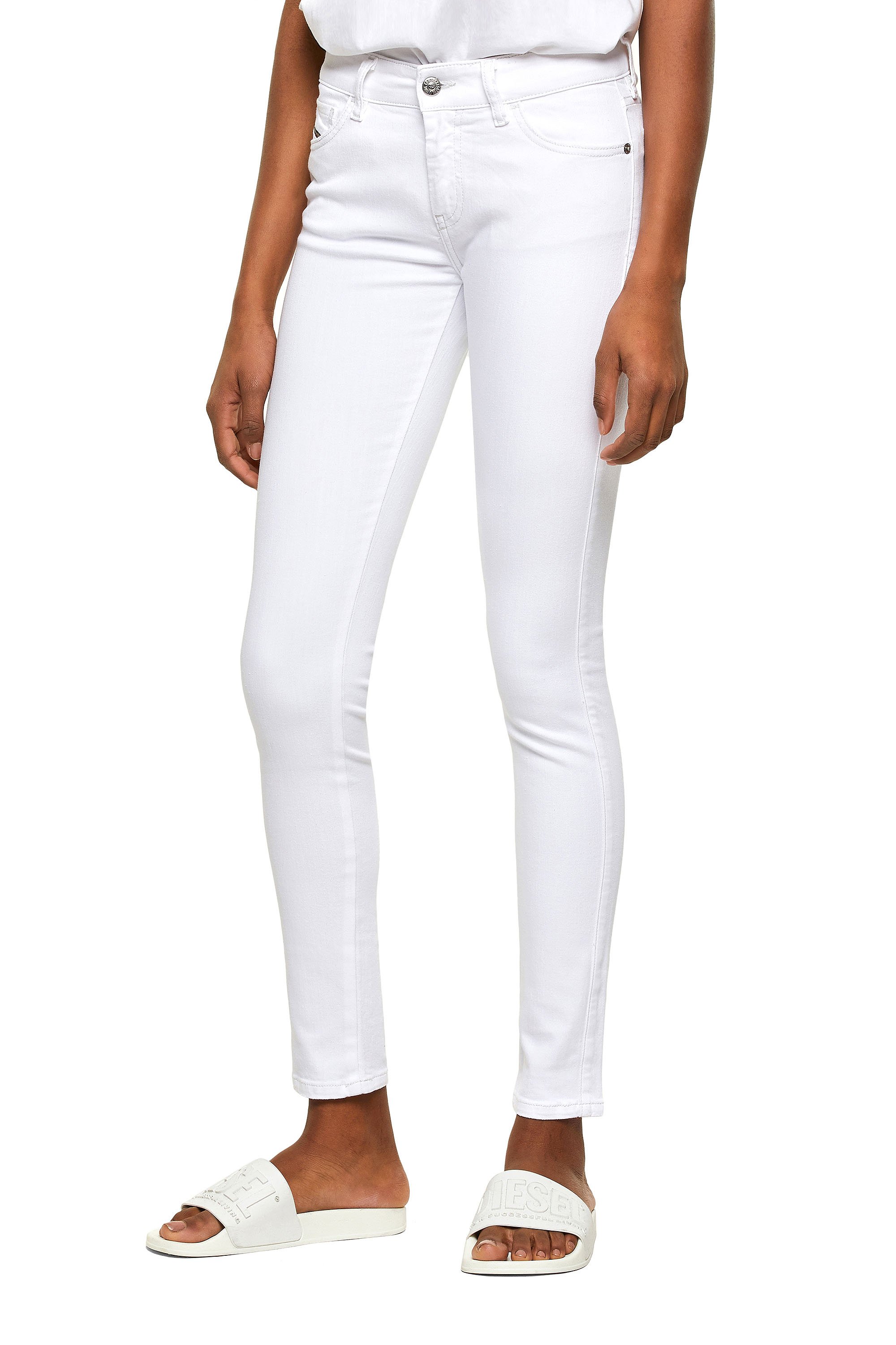 Slandy 086AC, White - Jeans