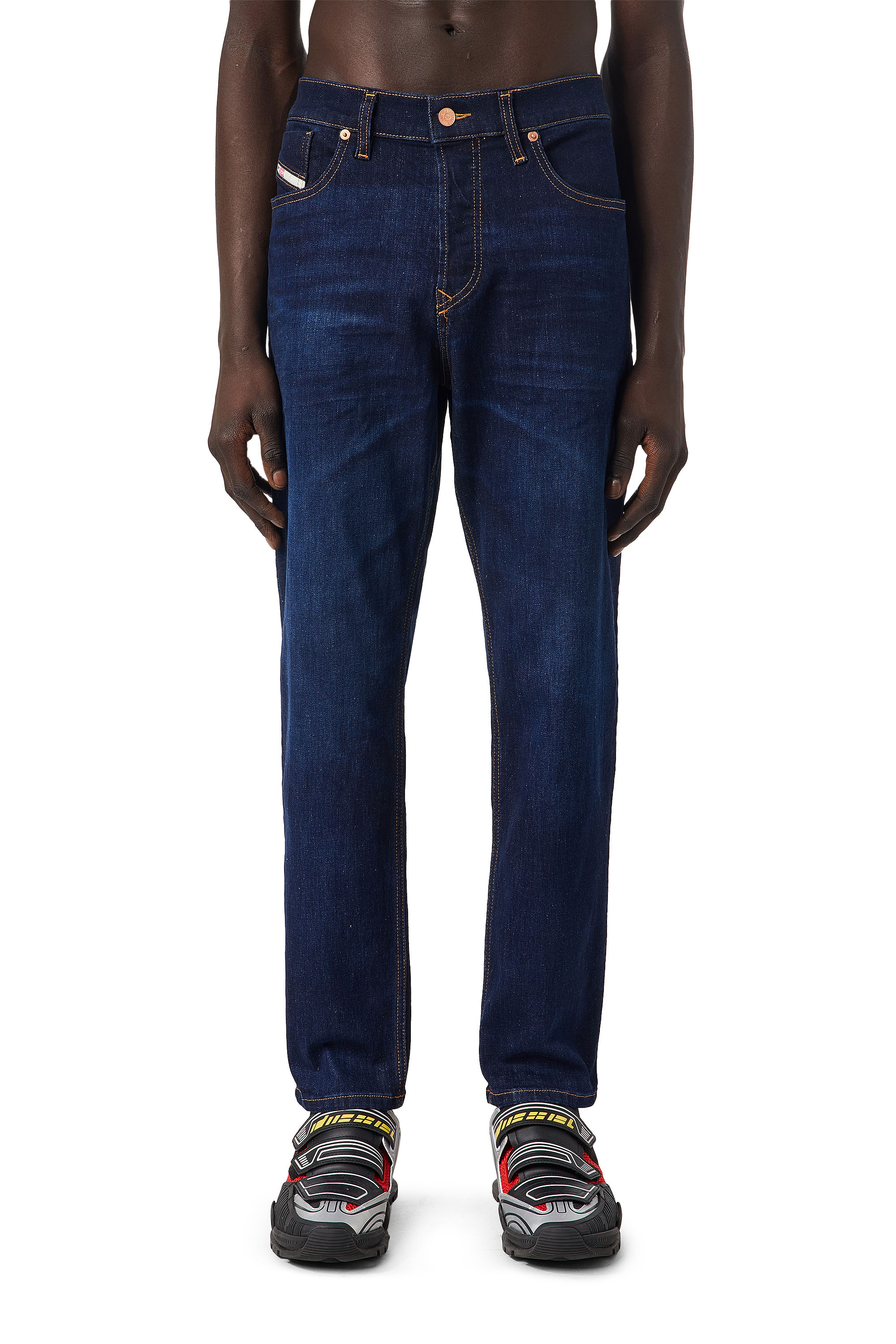 Diesel - 2005 D-FINING 0GDAO Tapered Jeans, Dark Blue - Image 1