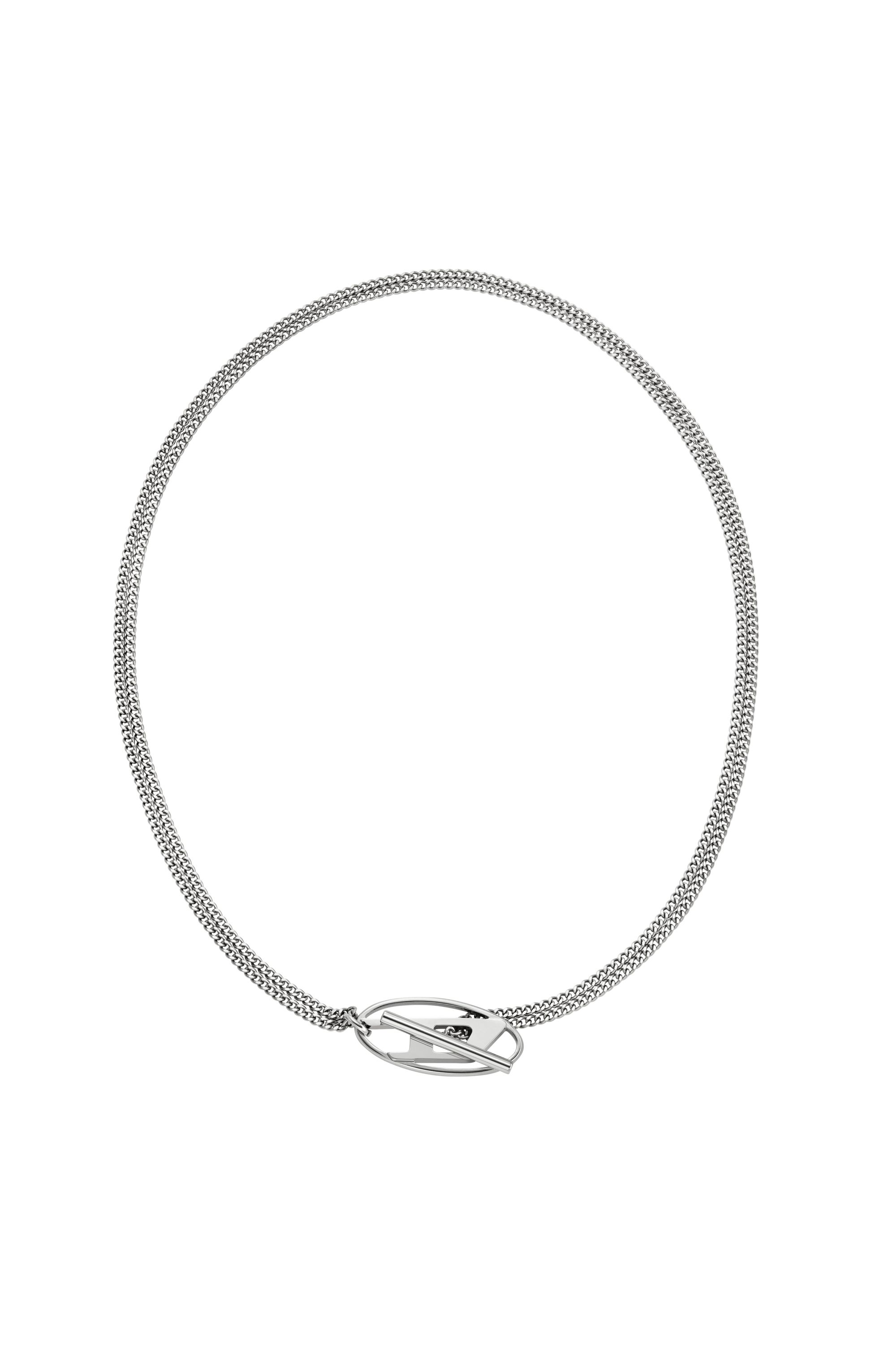 Diesel - DX1534040, Unisex's Stainless Steel Chain Necklace in Silver - 2