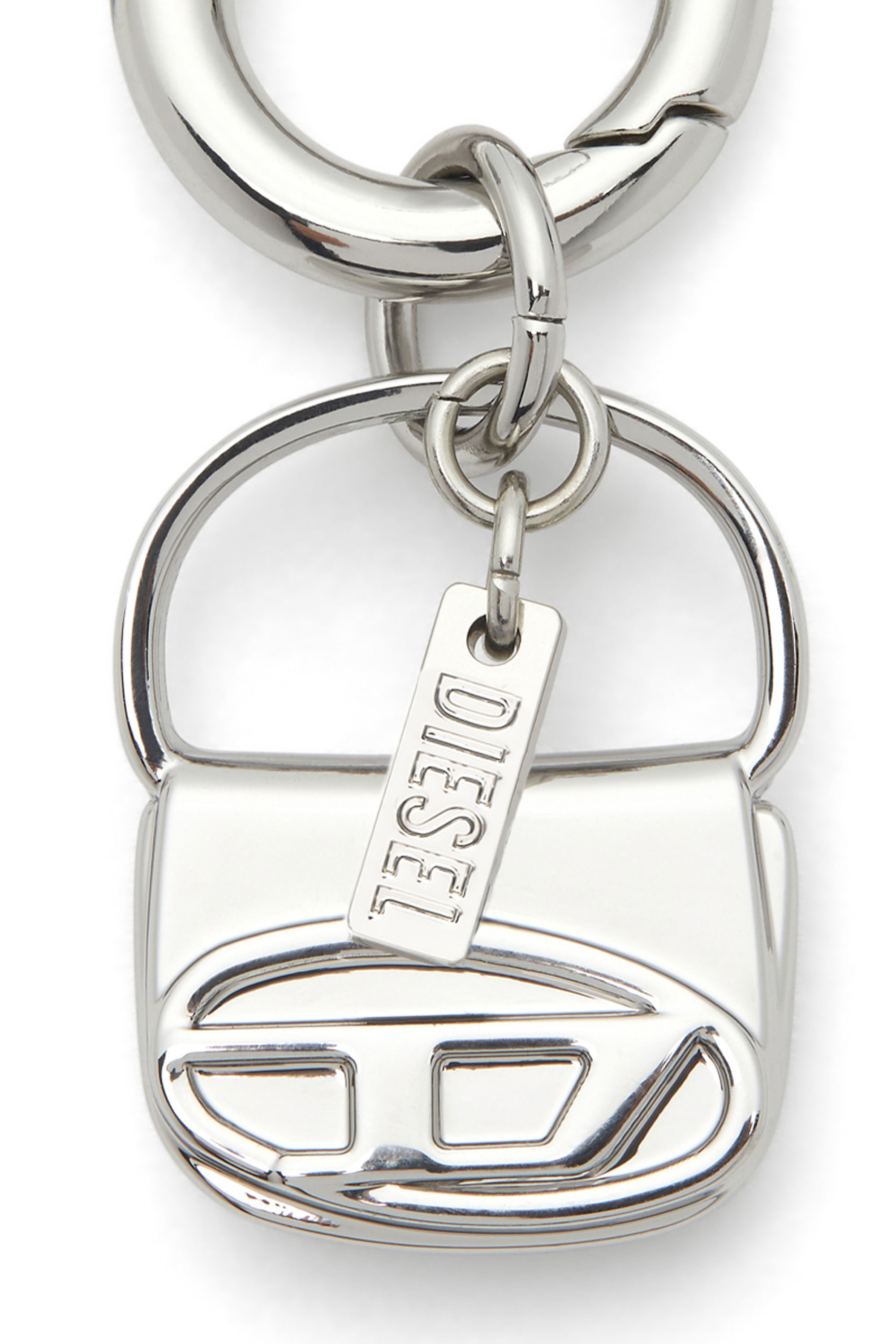 Diesel - CHARM-1DR, Woman's Metal charm with mini 1DR charm in Silver - 3