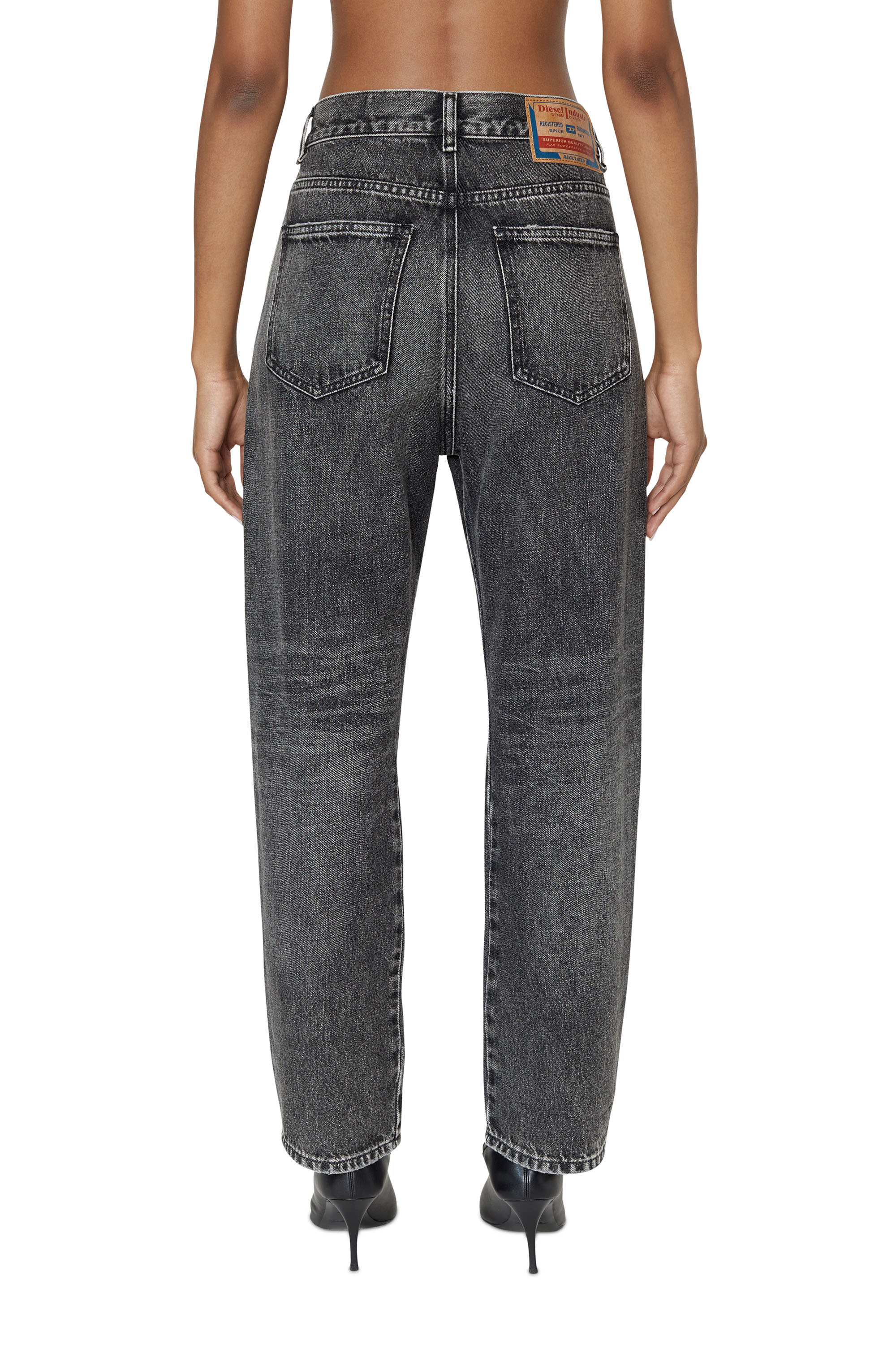 Diesel - 2016 D-Air 007C4 Boyfriend Jeans, Black/Dark grey - Image 2