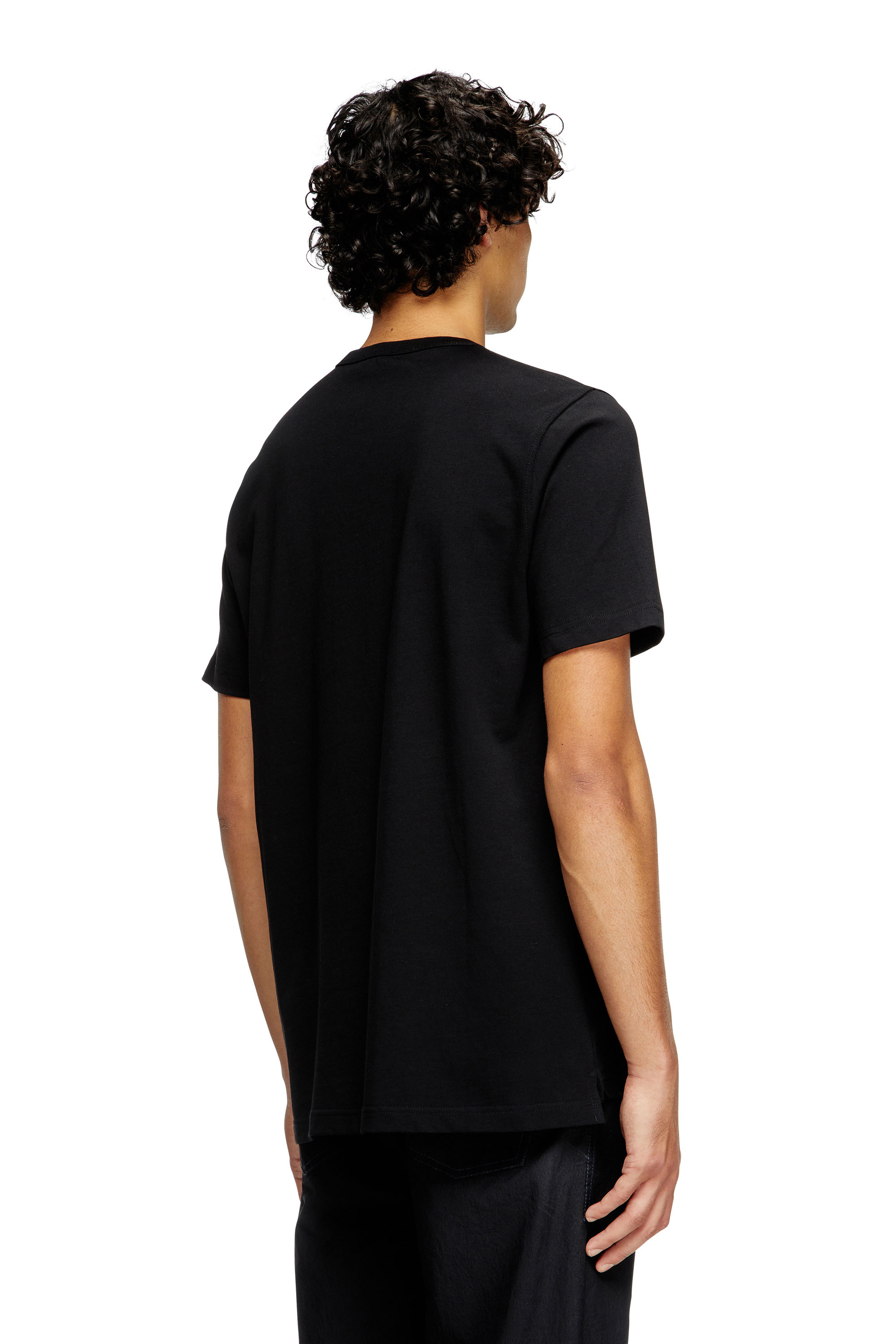 Diesel - T-ADJUST-OD, Man's T-shirt with metallic Oval D in null - 4