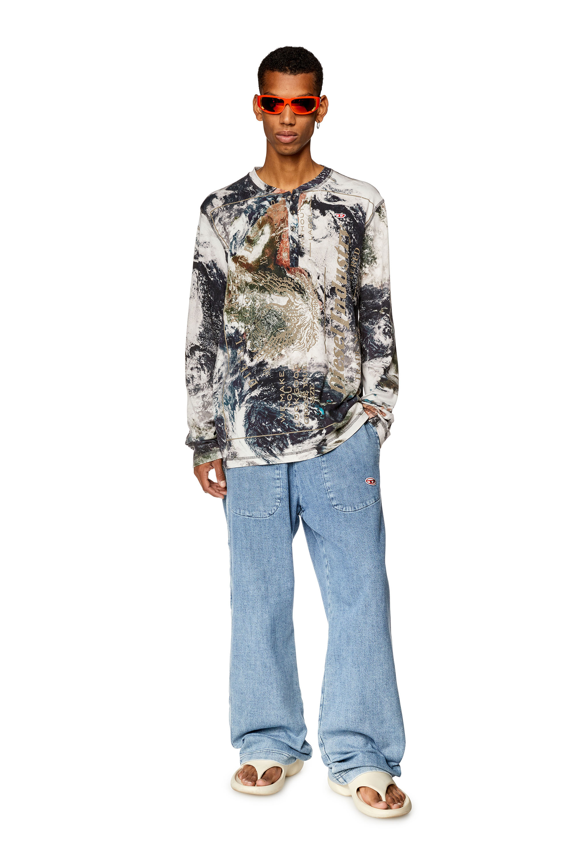 Diesel - T-JUSER-L1, Blue/White - Image 2