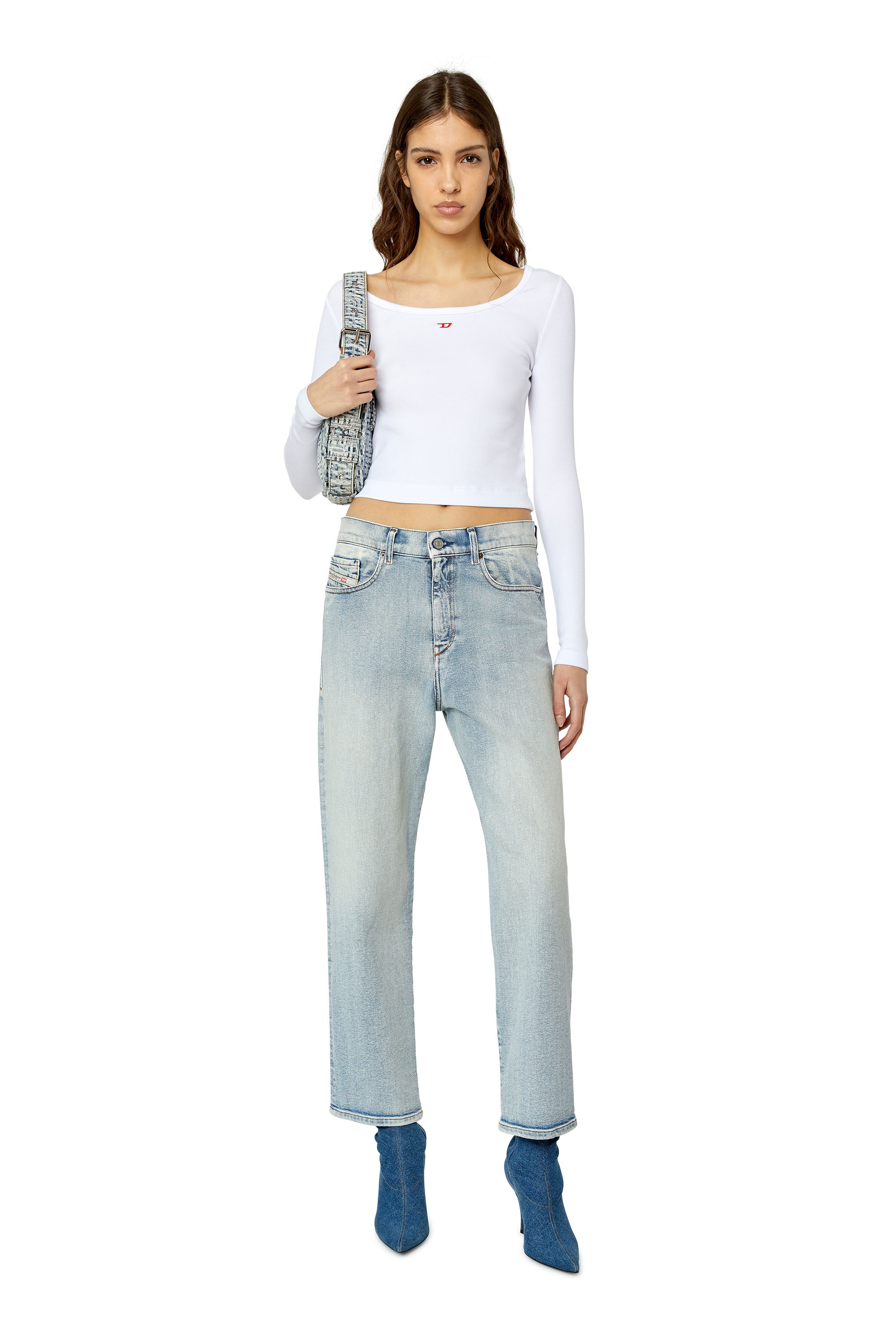 Diesel - Boyfriend Jeans 2016 D-Air 9C08L, Light Blue - Image 4