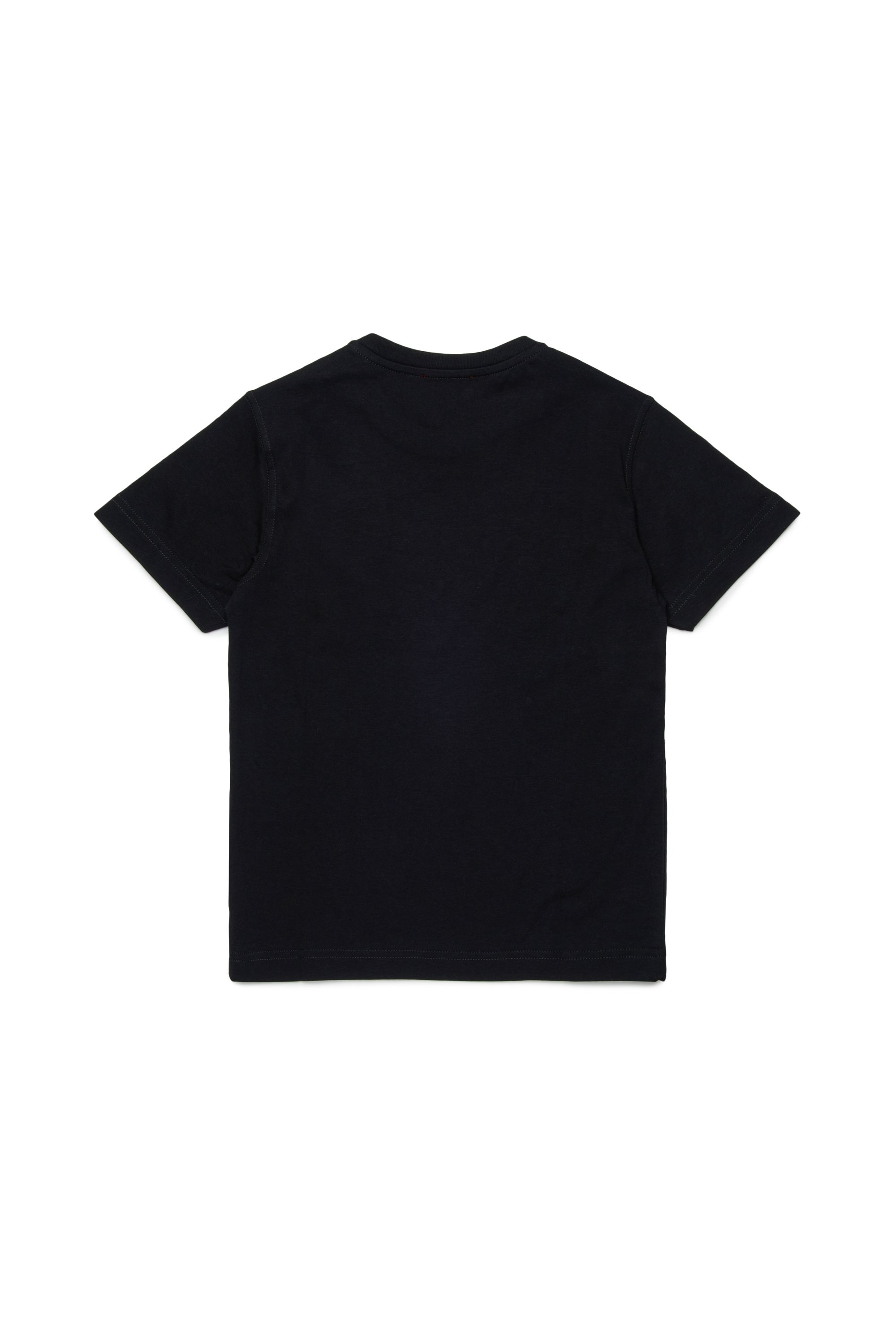 Diesel - TDIEGORL6, Man's T-shirt with smudged logo in Black - 2