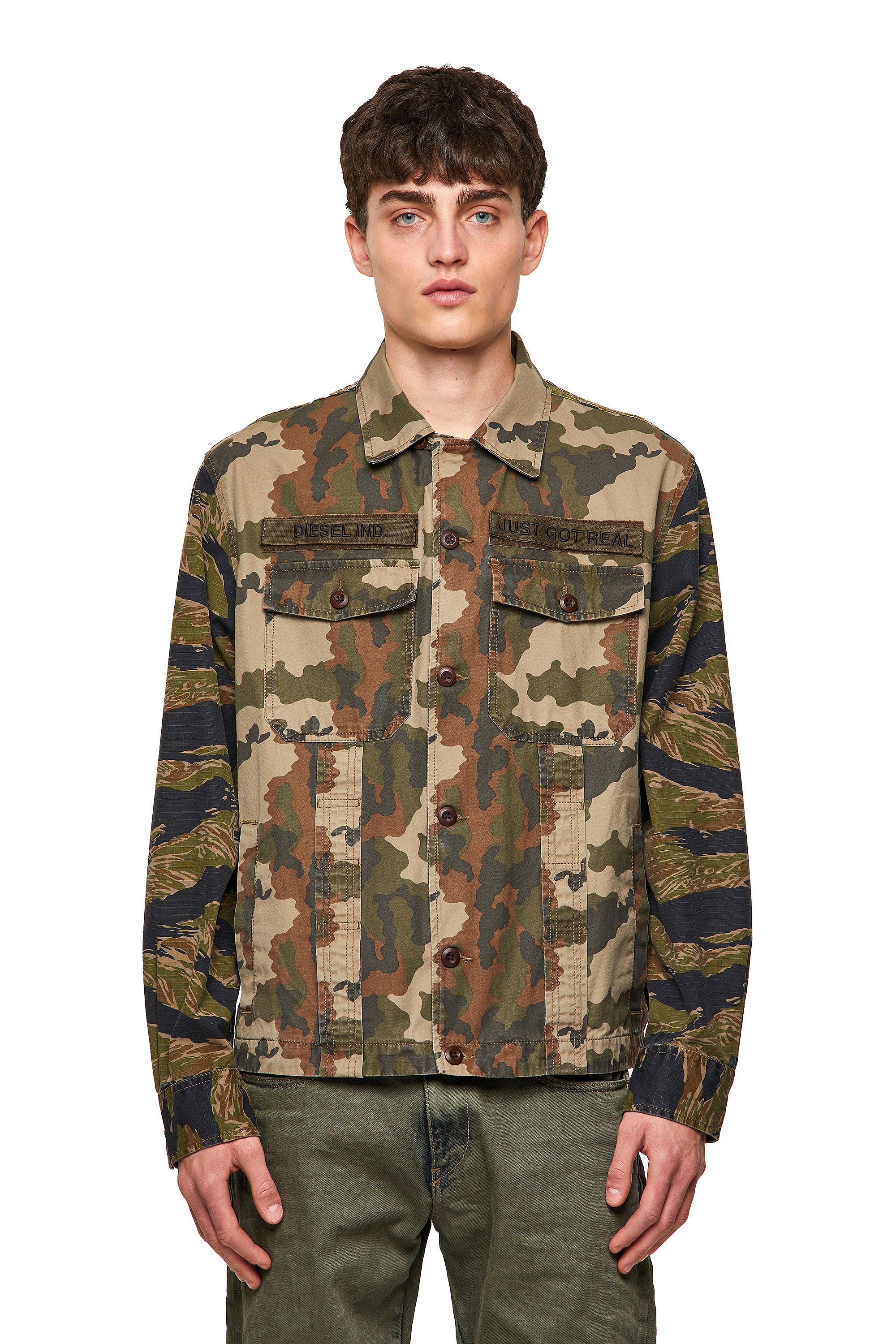 J-FULLER-CMF, Military Green - Jackets